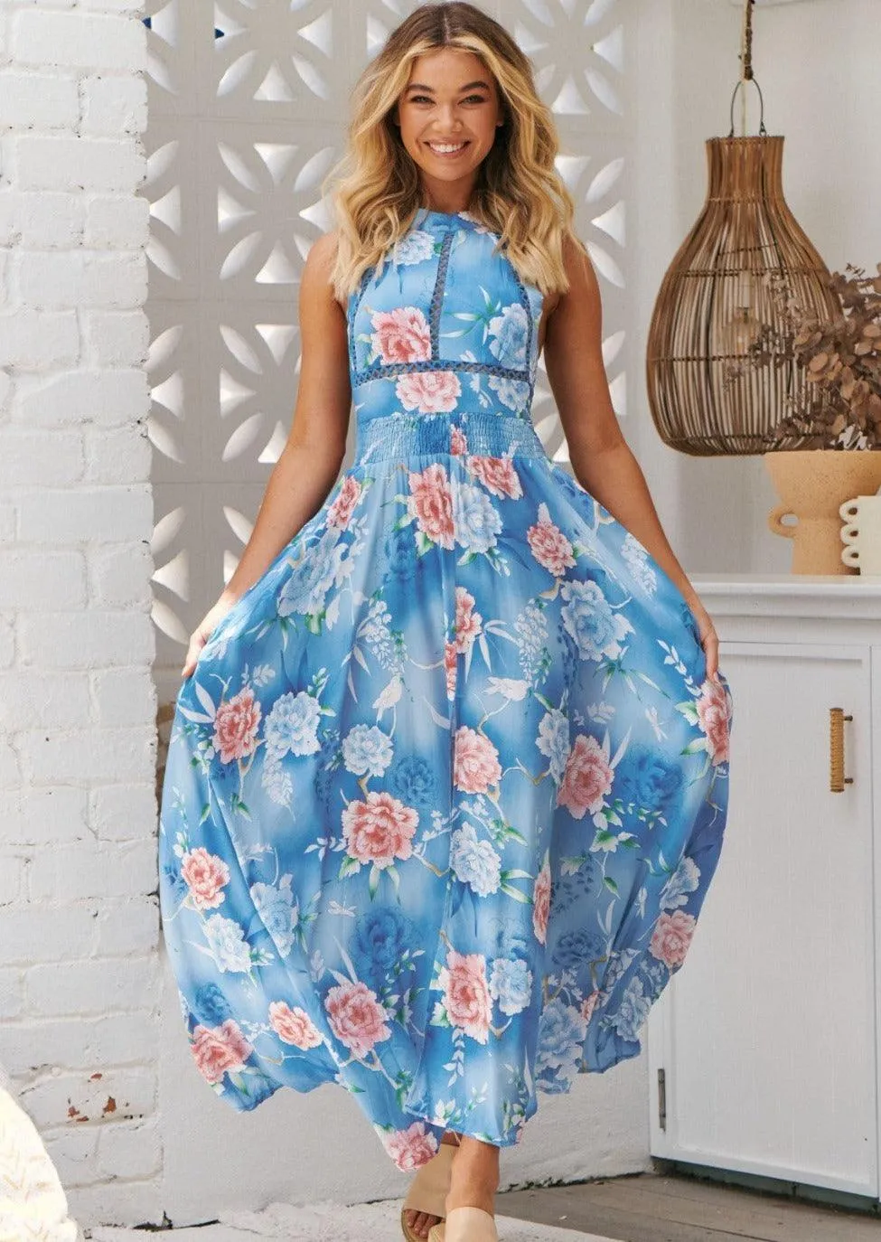 Endless Summer Maxi Dress in Ana Santorina Print