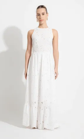 ESPECIA Camellia Maxi Dress - Ivory