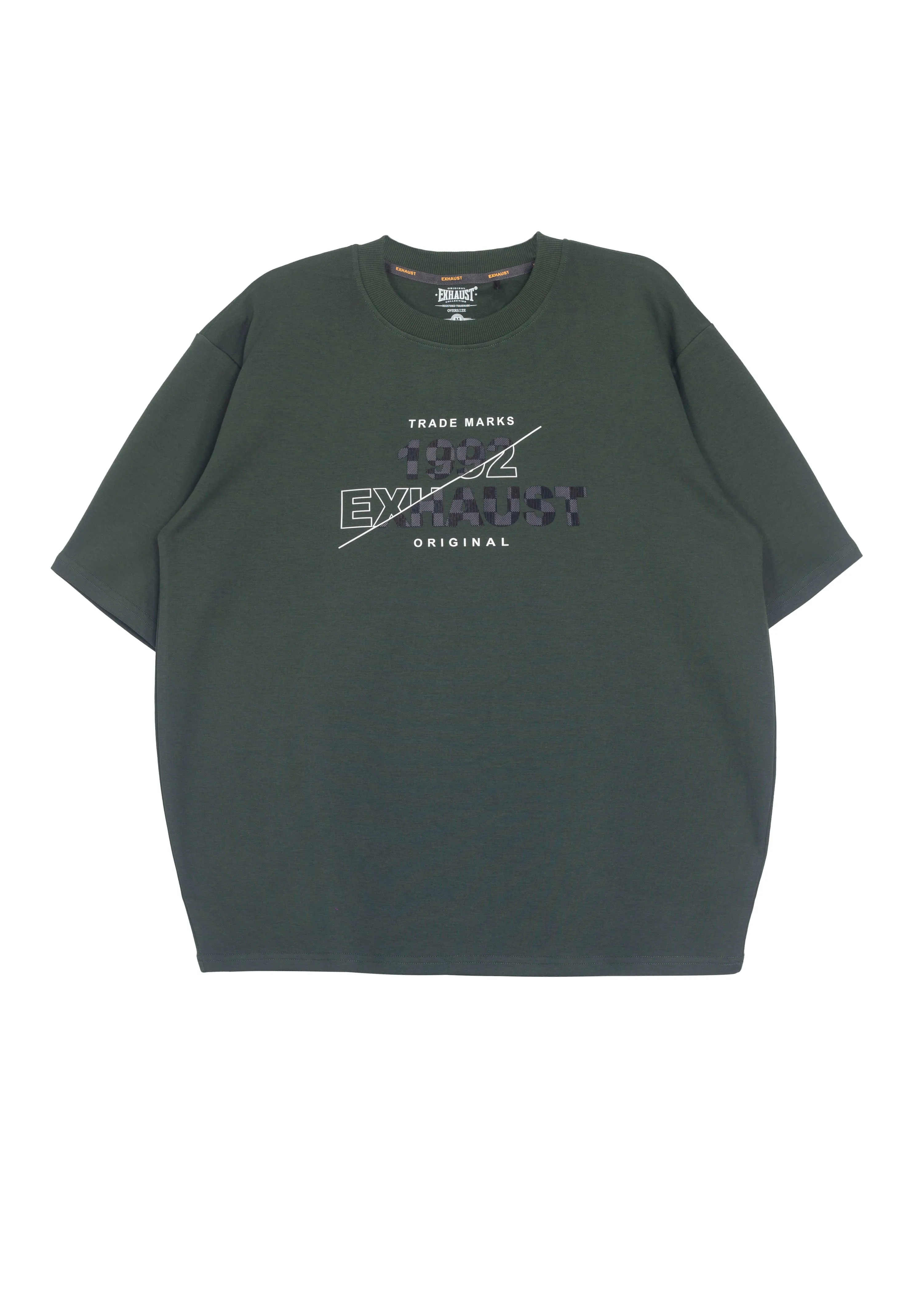 EXHAUST ROUND NECK T SHIRT [OVERSIZE] 1666