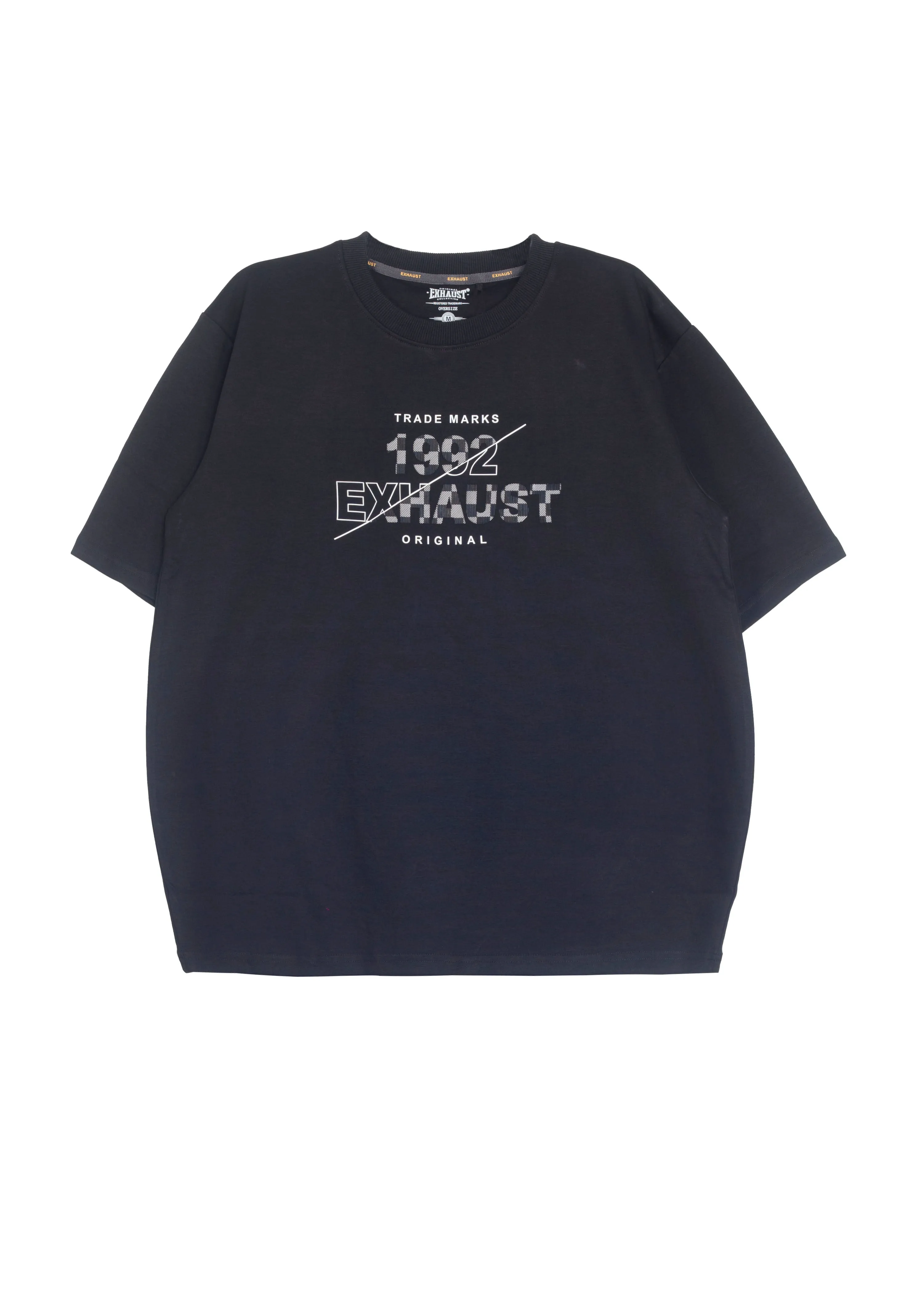EXHAUST ROUND NECK T SHIRT [OVERSIZE] 1666