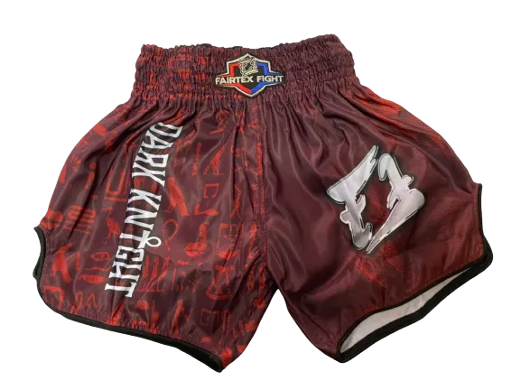 Fairtex Fight Shorts Dark Knight Red