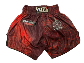 Fairtex Fight Shorts Dark Knight Red