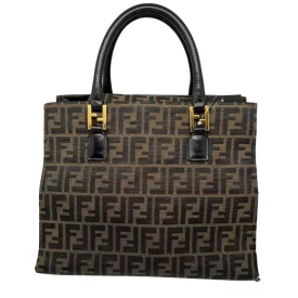 Fendi Zucca Pattern Tote Bag