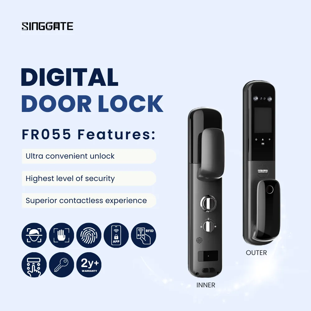 FR055 Door   FM021 Gate Digital Lock Bundle
