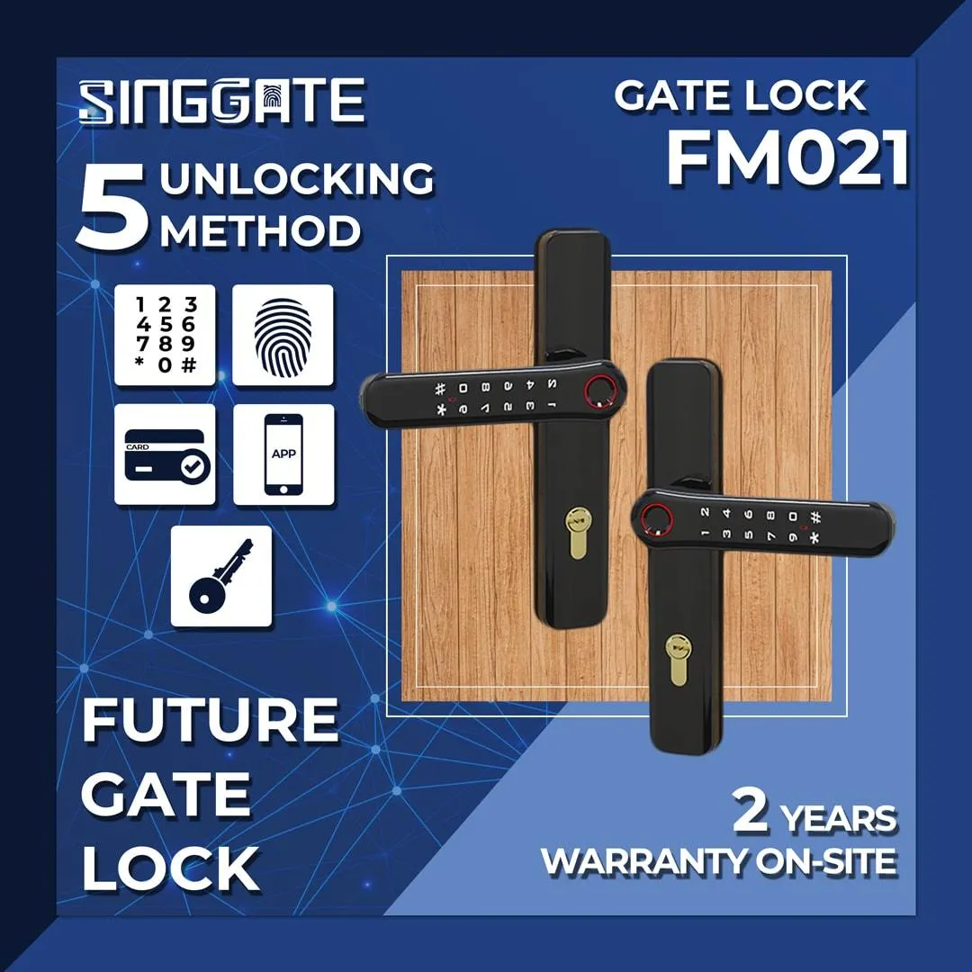 FR055 Door   FM021 Gate Digital Lock Bundle