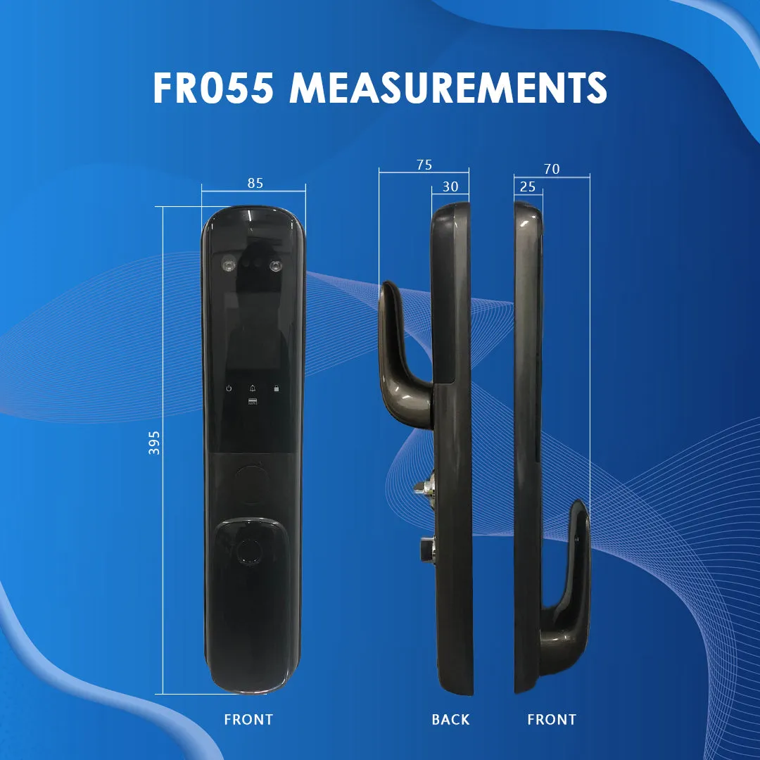FR055 Door   FM021 Gate Digital Lock Bundle