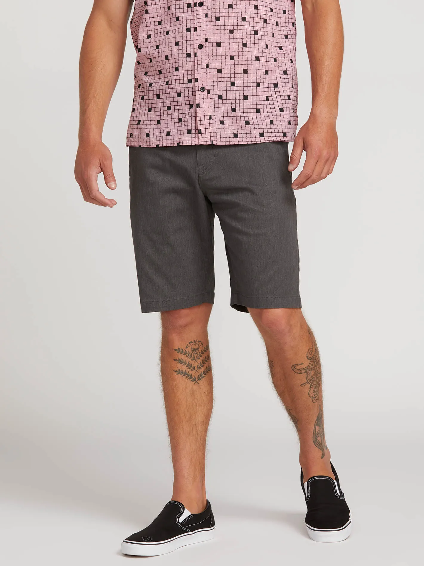 Frickin Modern Stretch Shorts - Charcoal Heather
