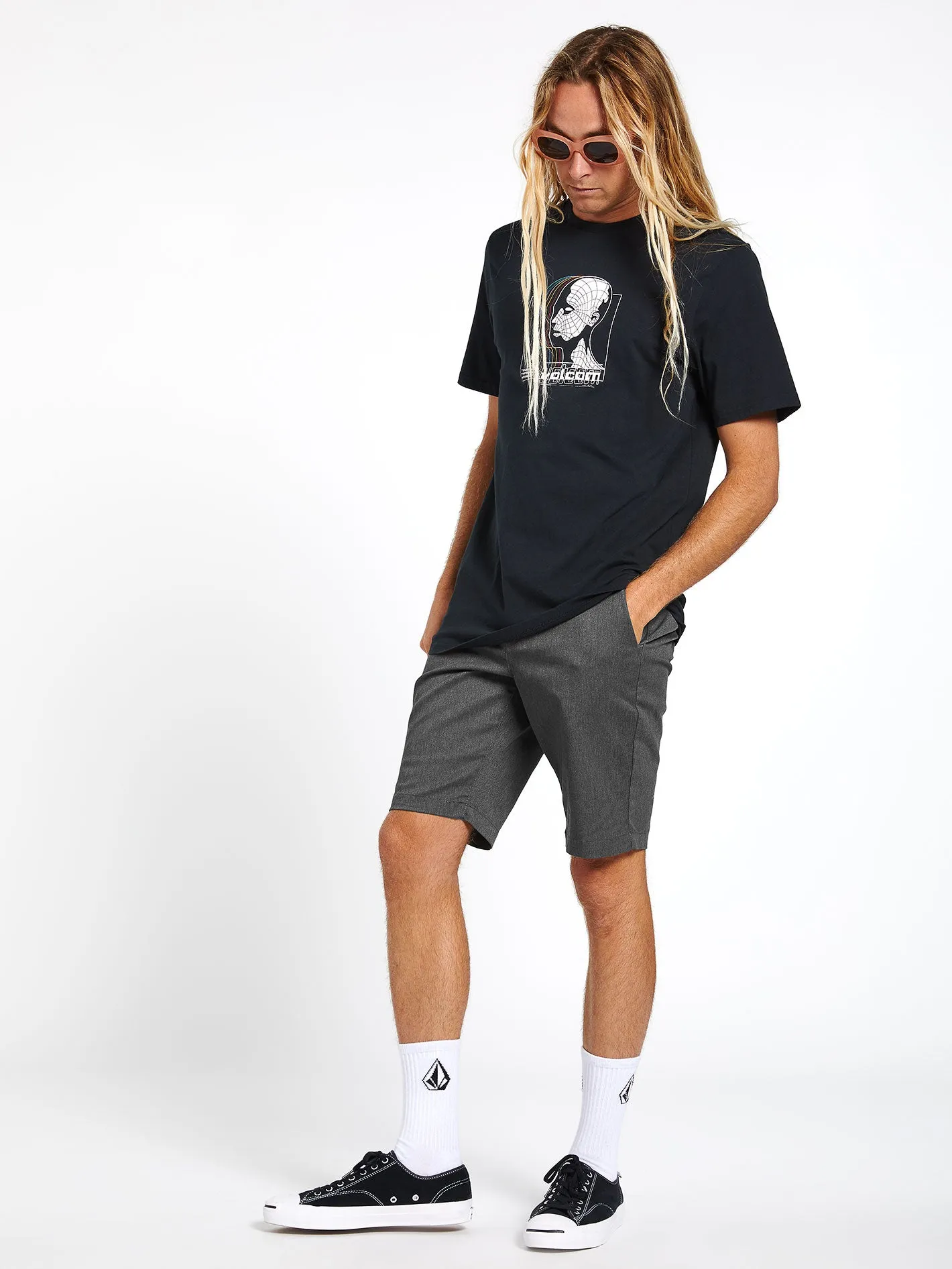 Frickin Modern Stretch Shorts - Charcoal Heather