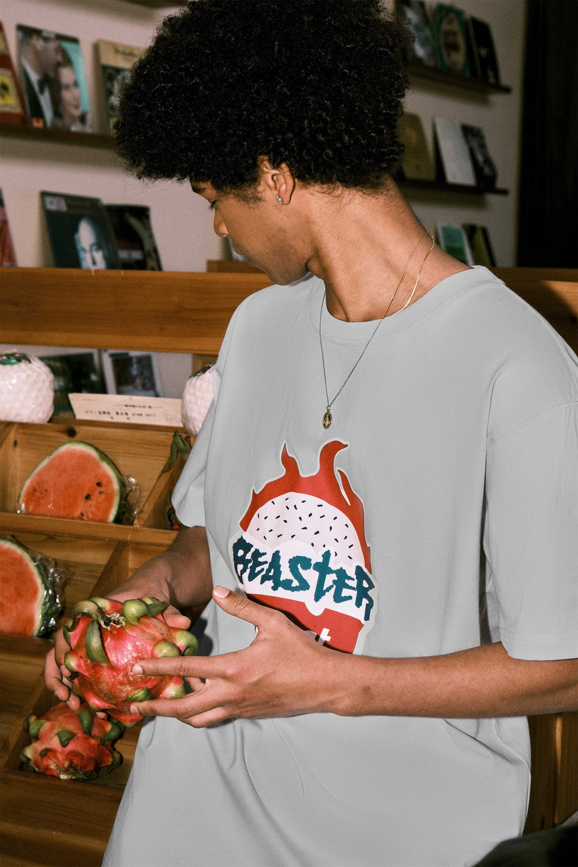 Fun Fruit Print T-shirt