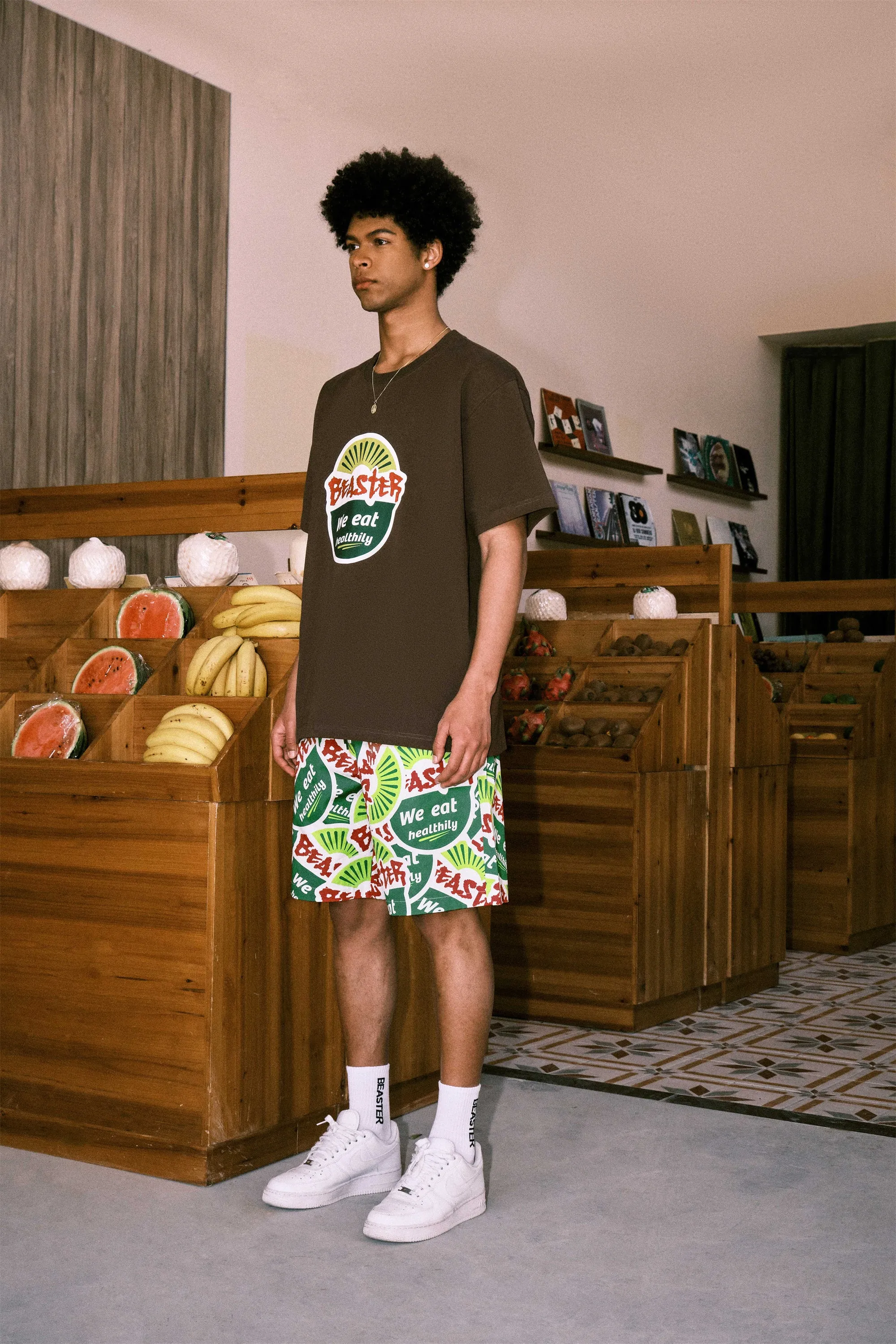 Fun Fruit Print T-shirt