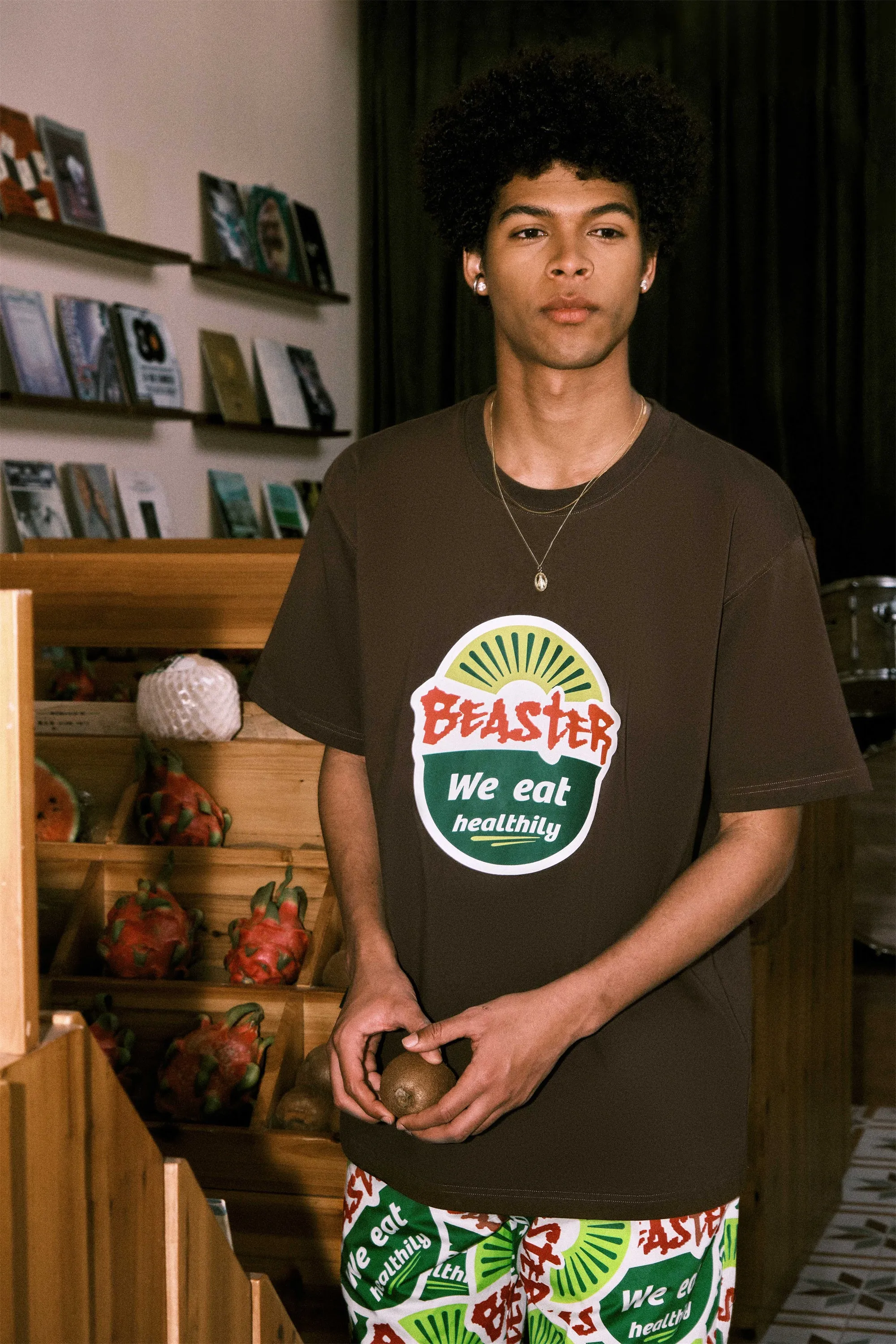 Fun Fruit Print T-shirt