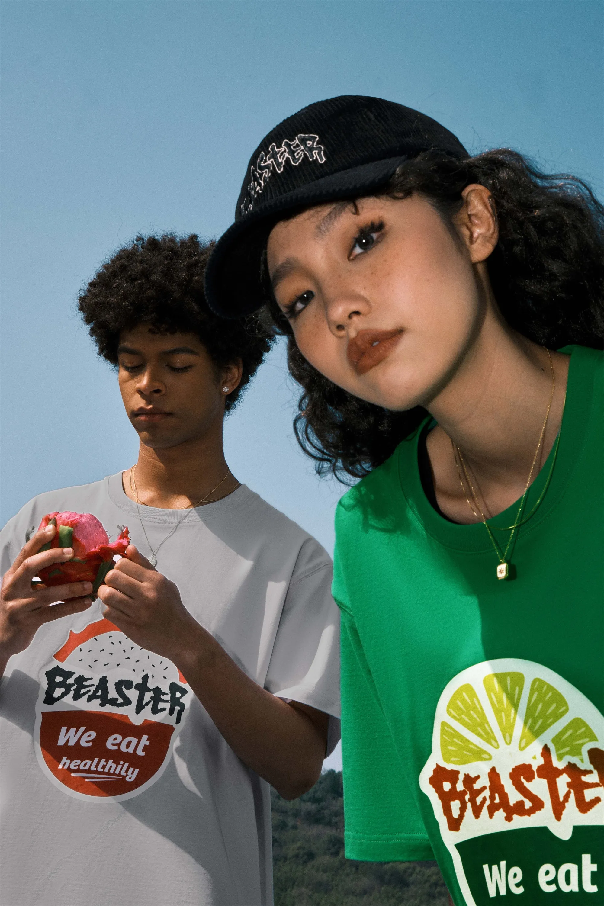Fun Fruit Print T-shirt