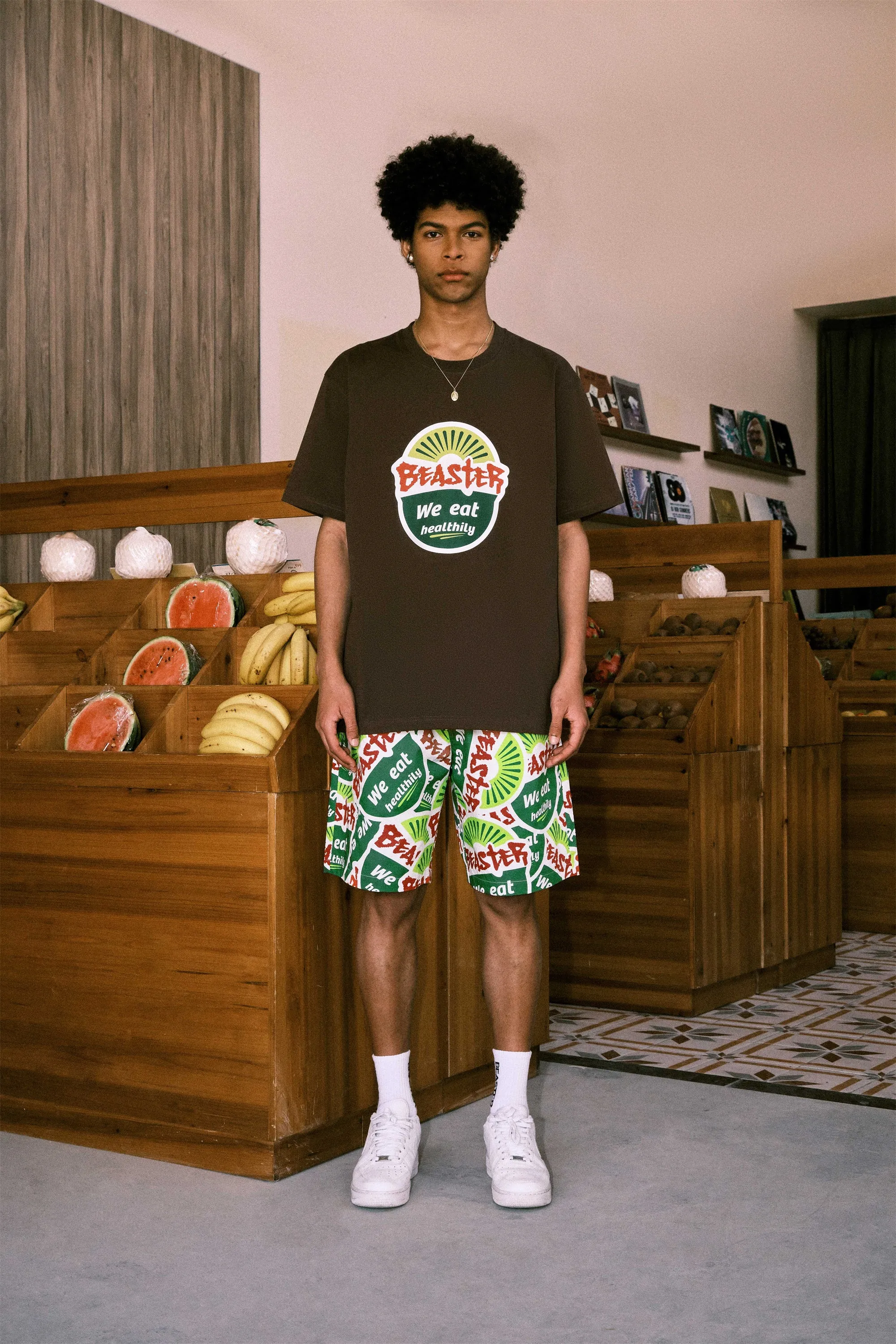 Fun Fruit Print T-shirt