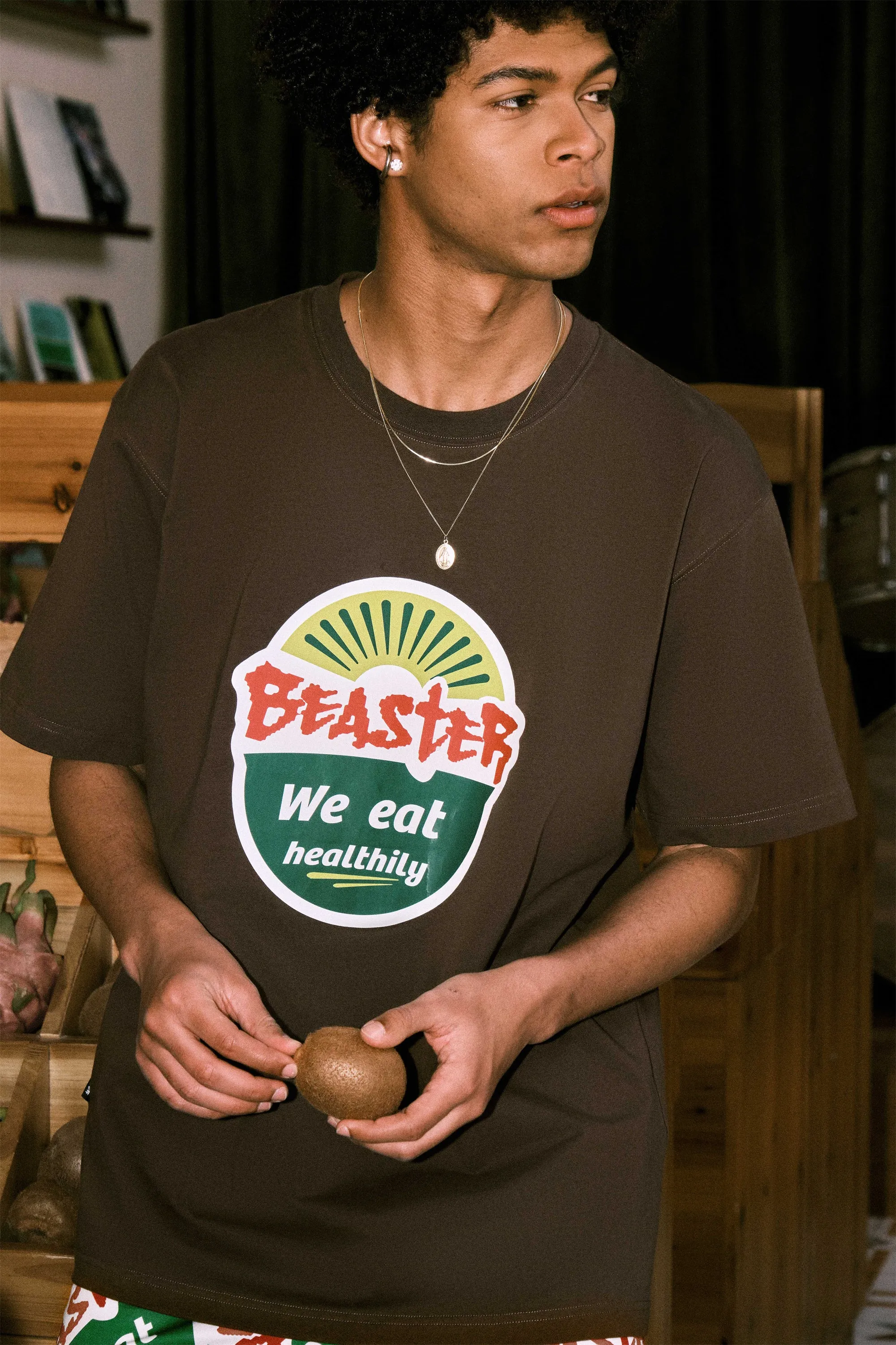 Fun Fruit Print T-shirt