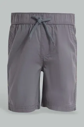 Grey Chino Short For Baby Boys