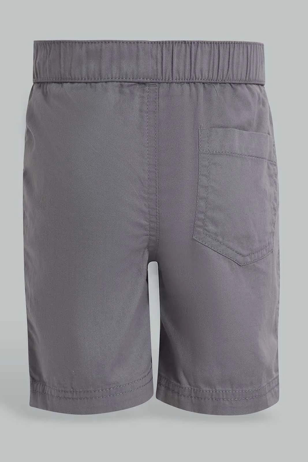 Grey Chino Short For Baby Boys