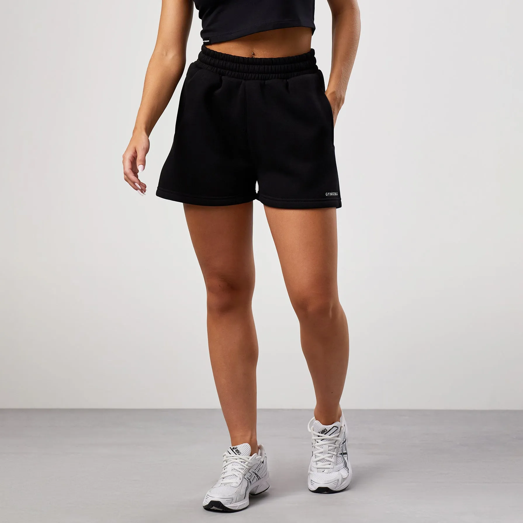 Gym King 365 Fleece Shorts - Black