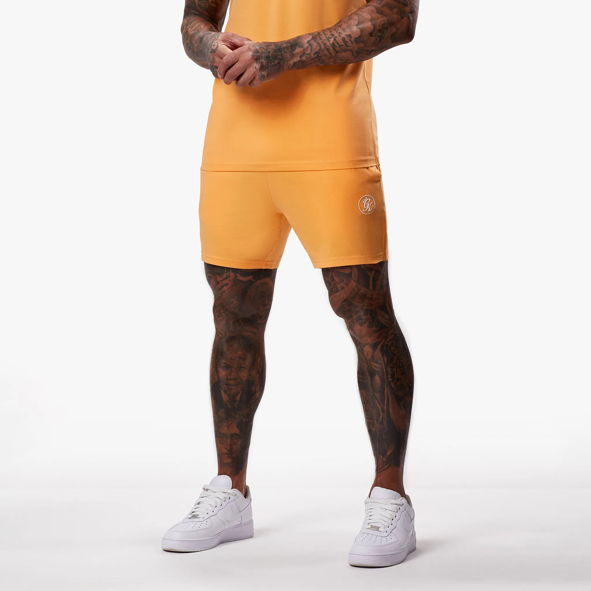 Gym King Pro Logo Jersey Short - Apricot