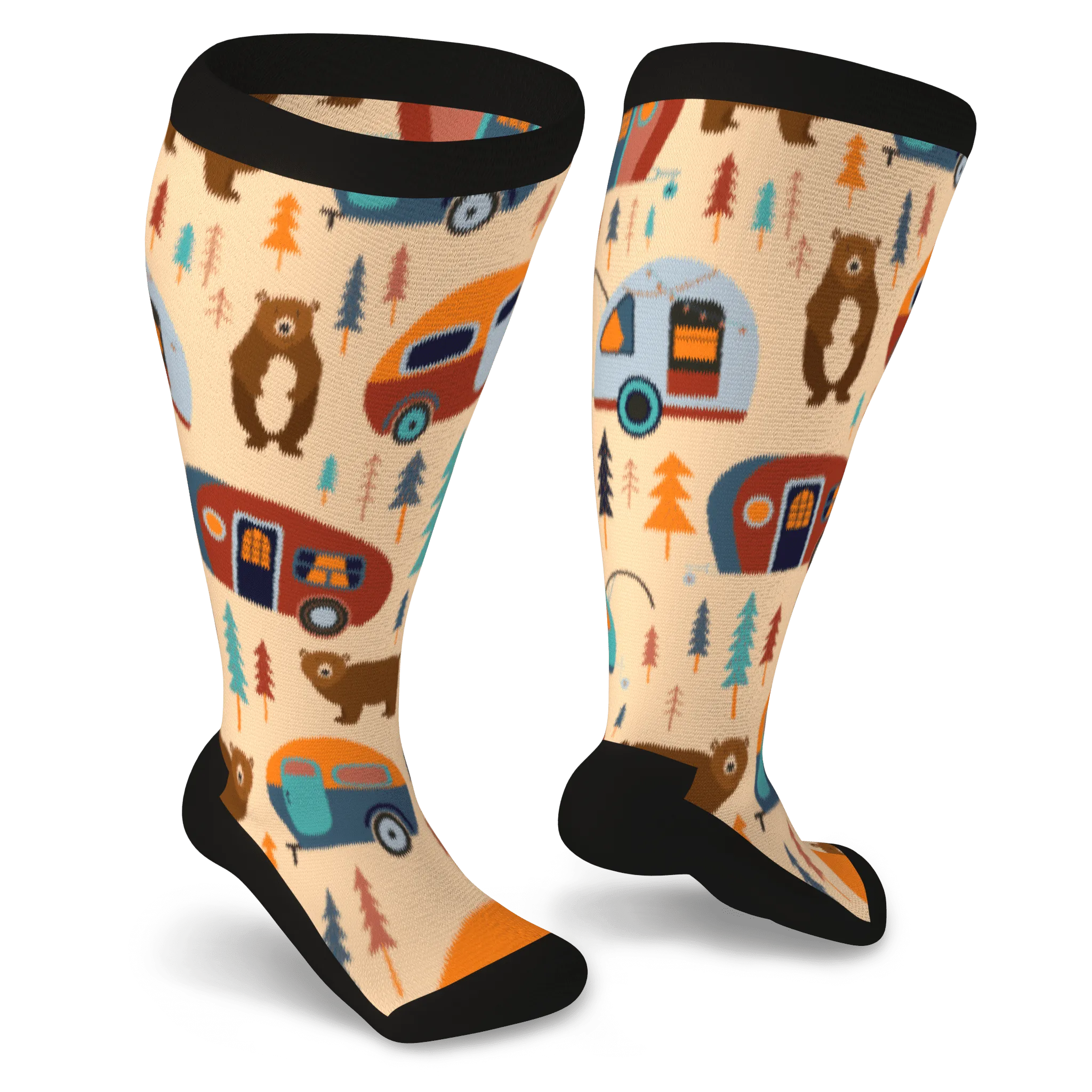 Happy Camper Non-Binding Diabetic Socks