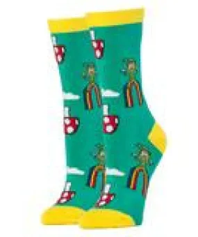 Happy Shrooms Crew Socks