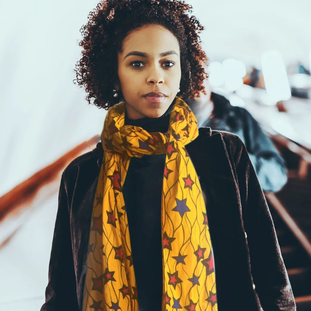 Head Wrap and Scarf - Sunny Disposition