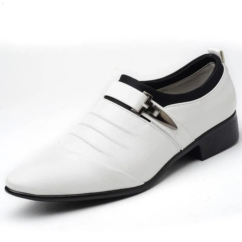 Hollow Out Men PU Leather Oxford Formal Shoes