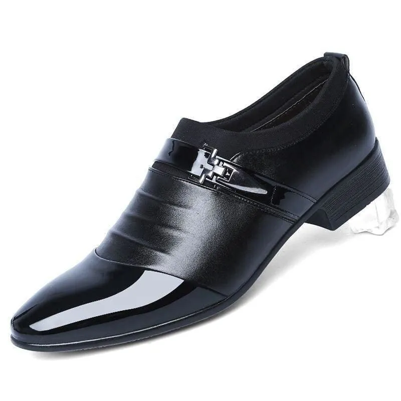 Hollow Out Men PU Leather Oxford Formal Shoes