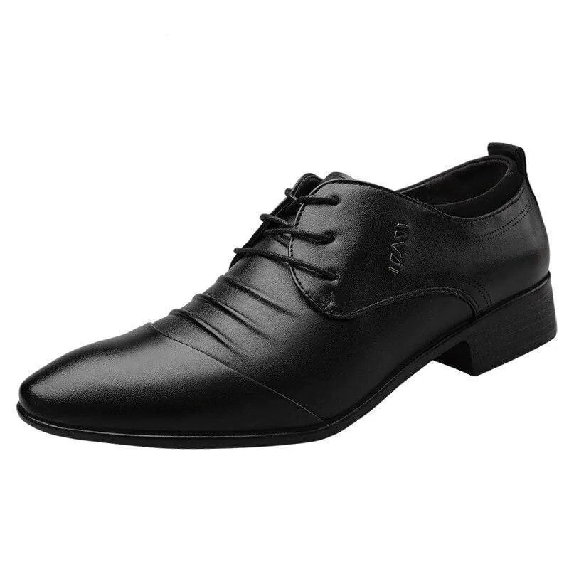 Hollow Out Men PU Leather Oxford Formal Shoes