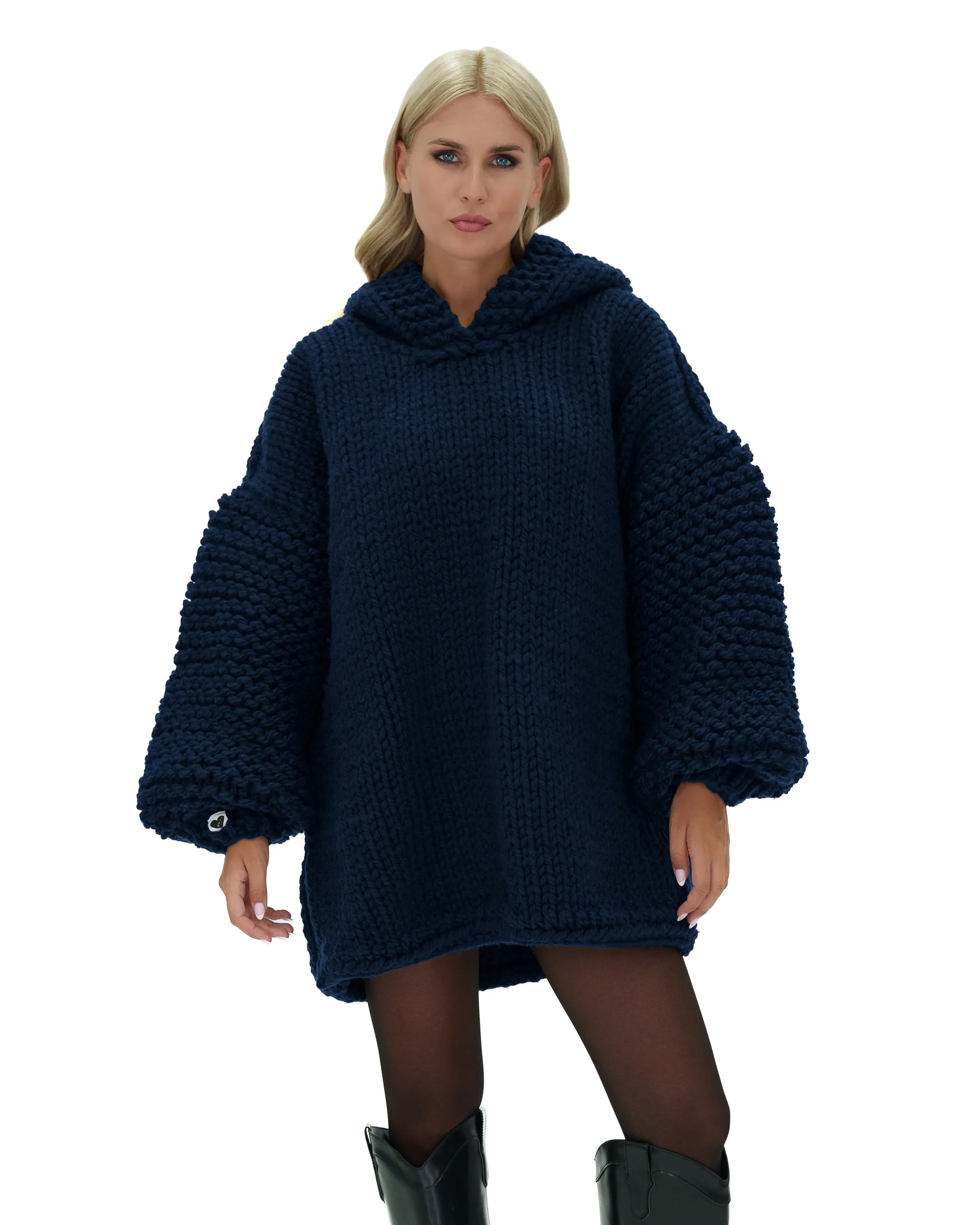 Hooded Sweater Dress