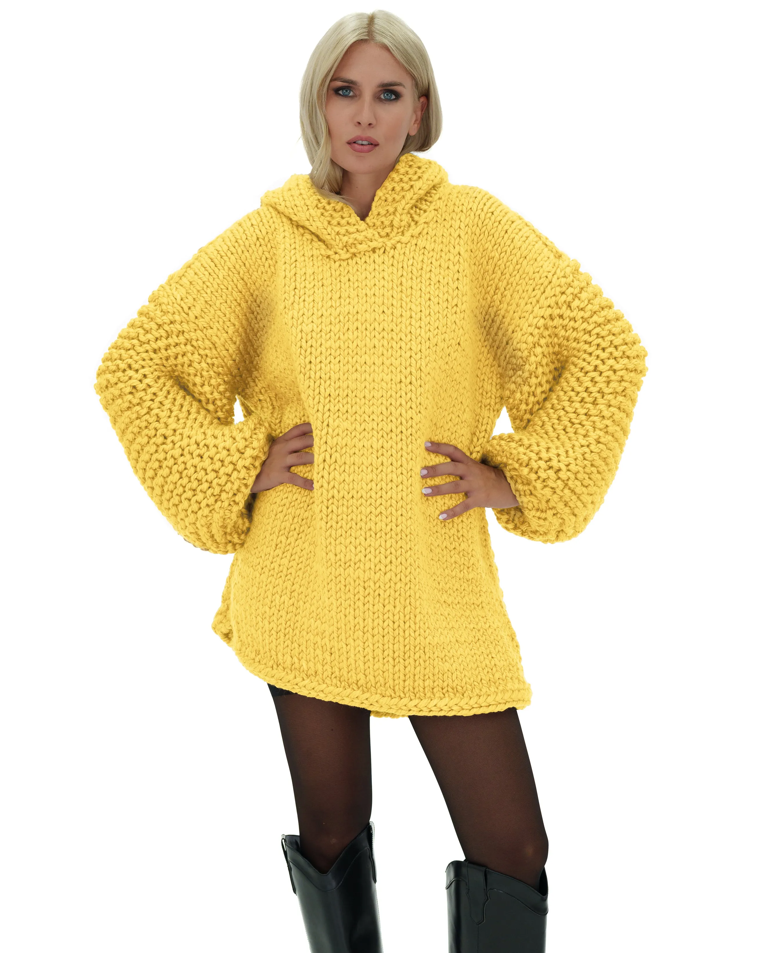 Hooded Sweater Dress