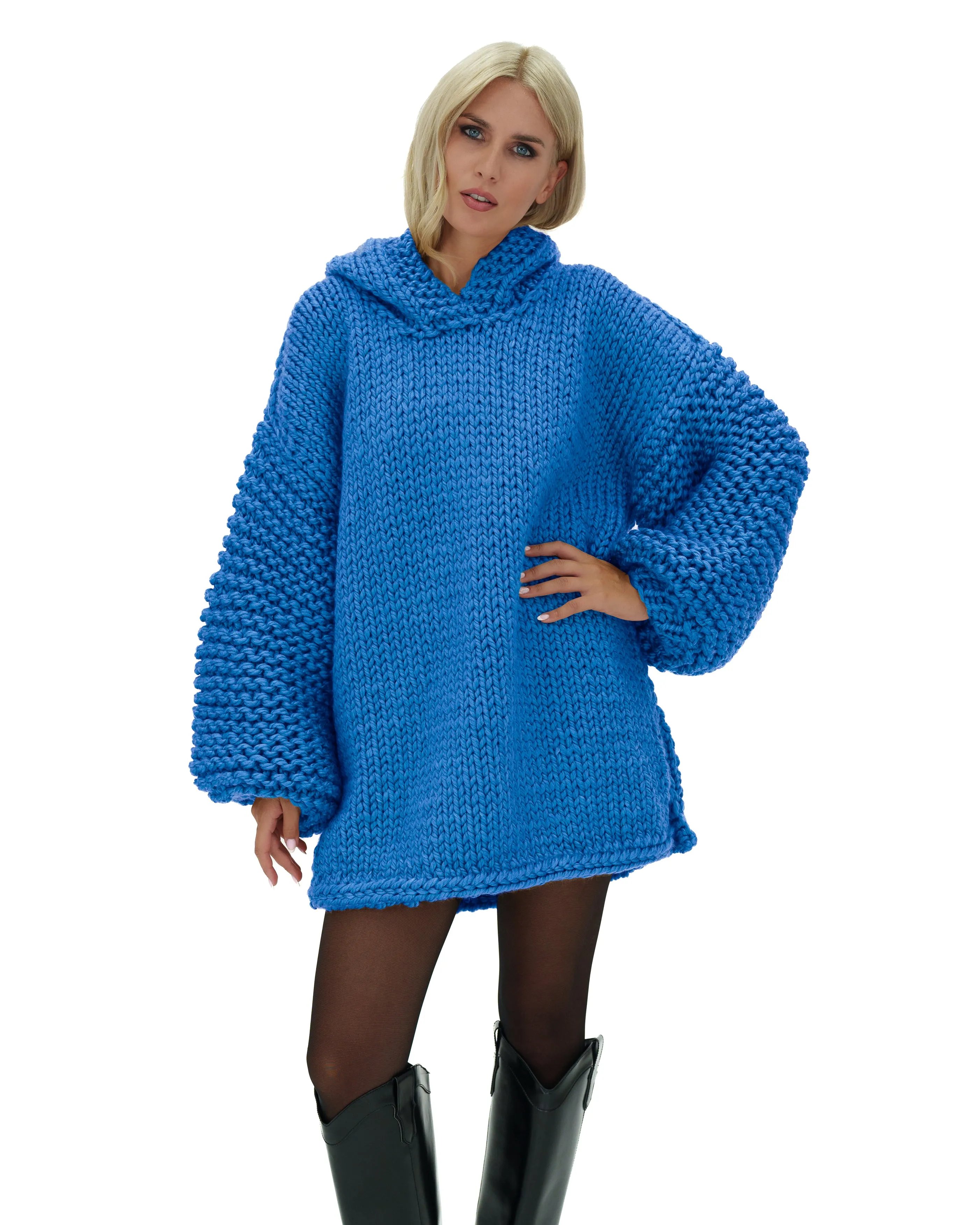 Hooded Sweater Dress