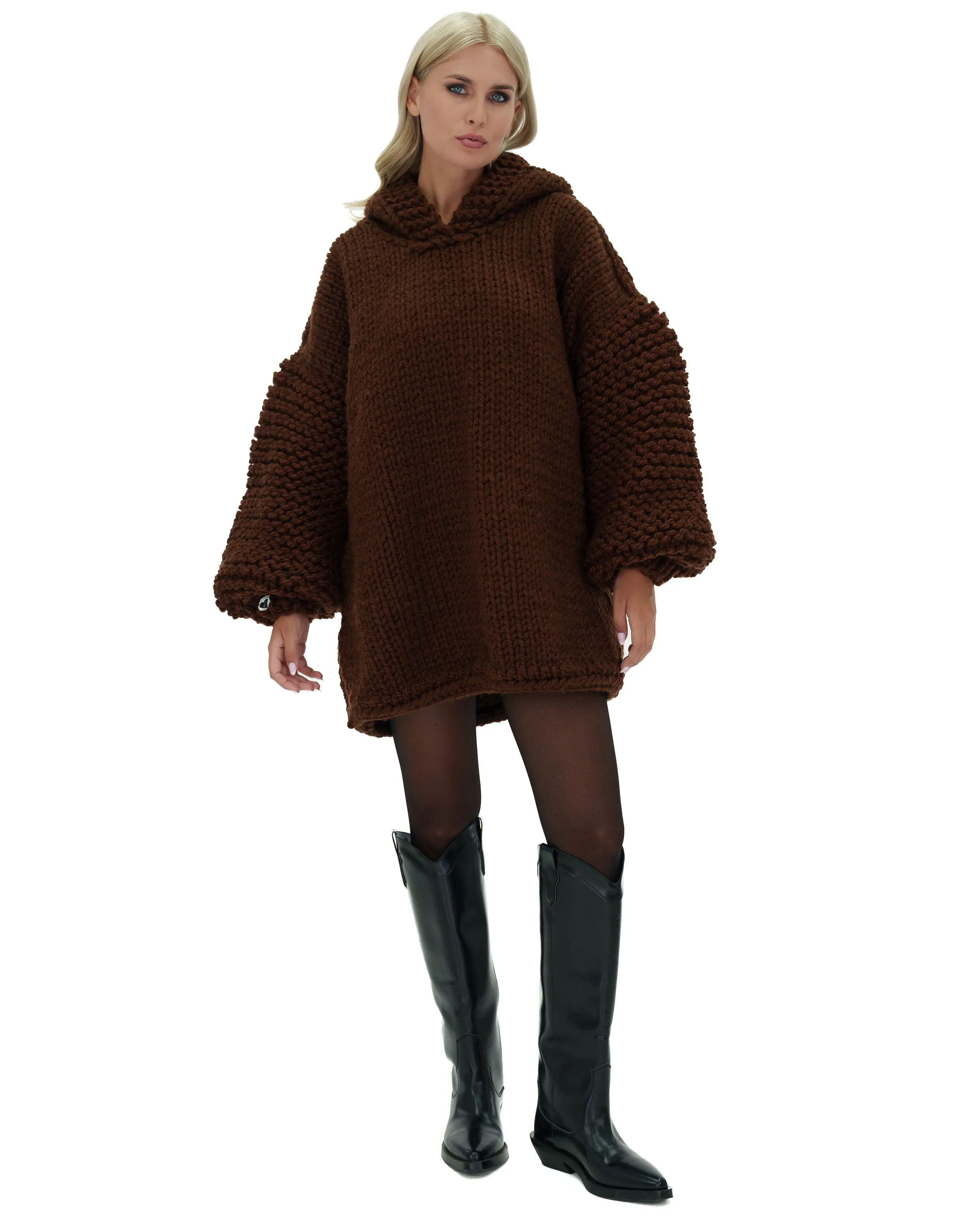 Hooded Sweater Dress