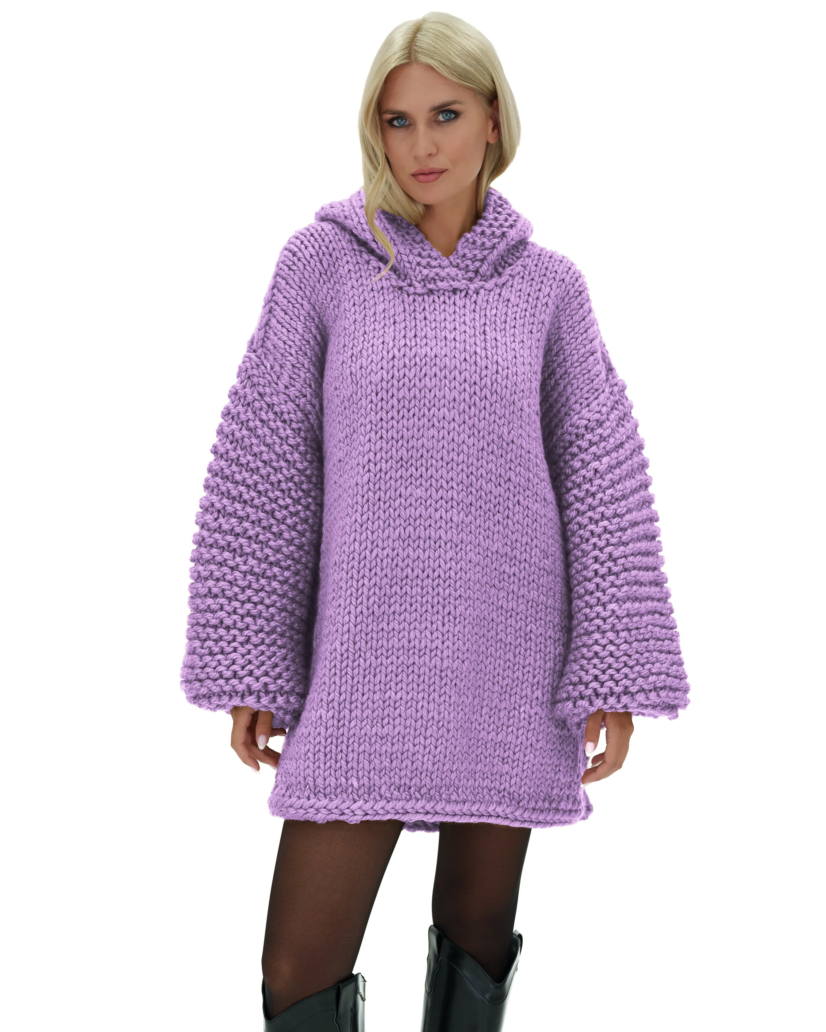 Hooded Sweater Dress