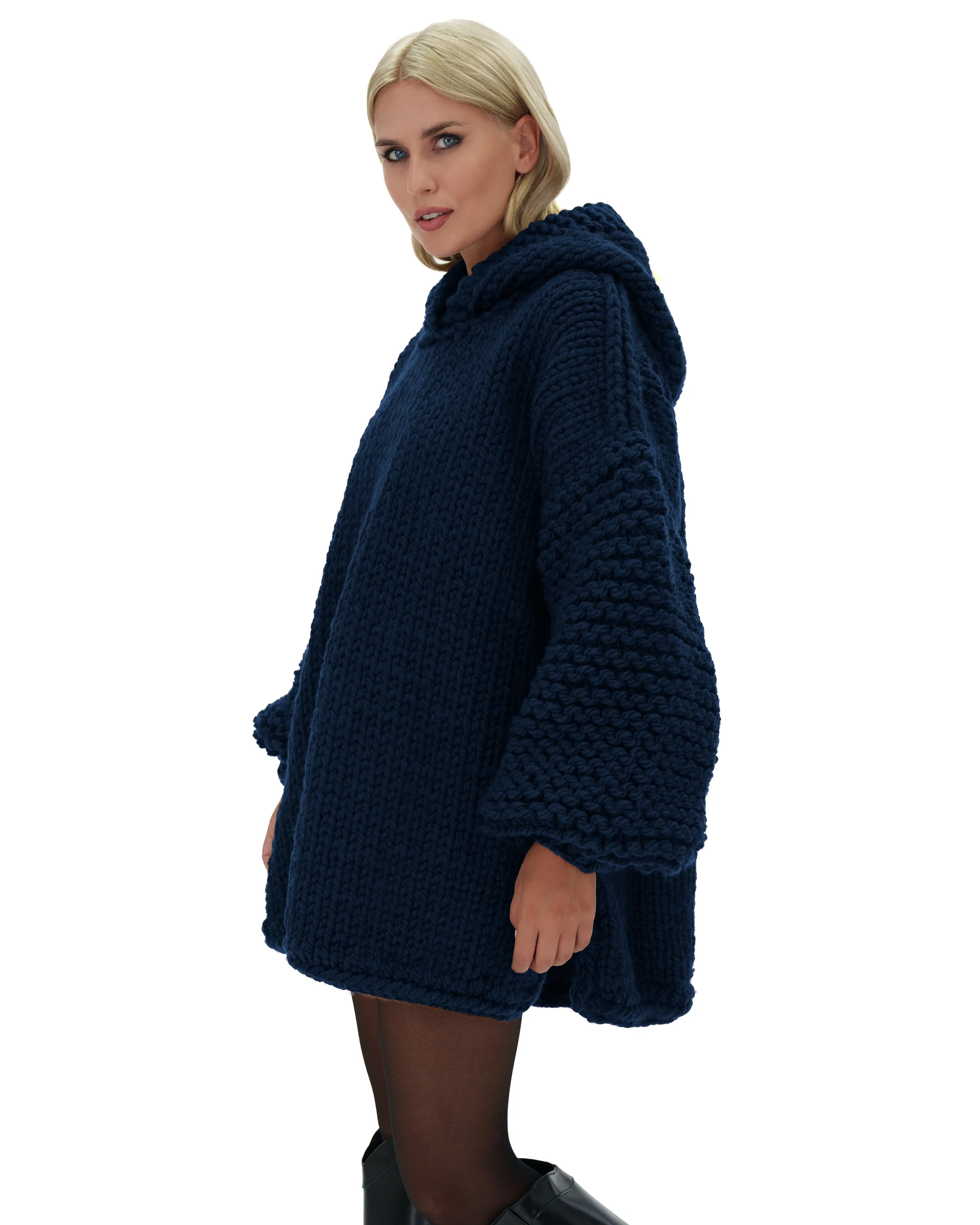 Hooded Sweater Dress