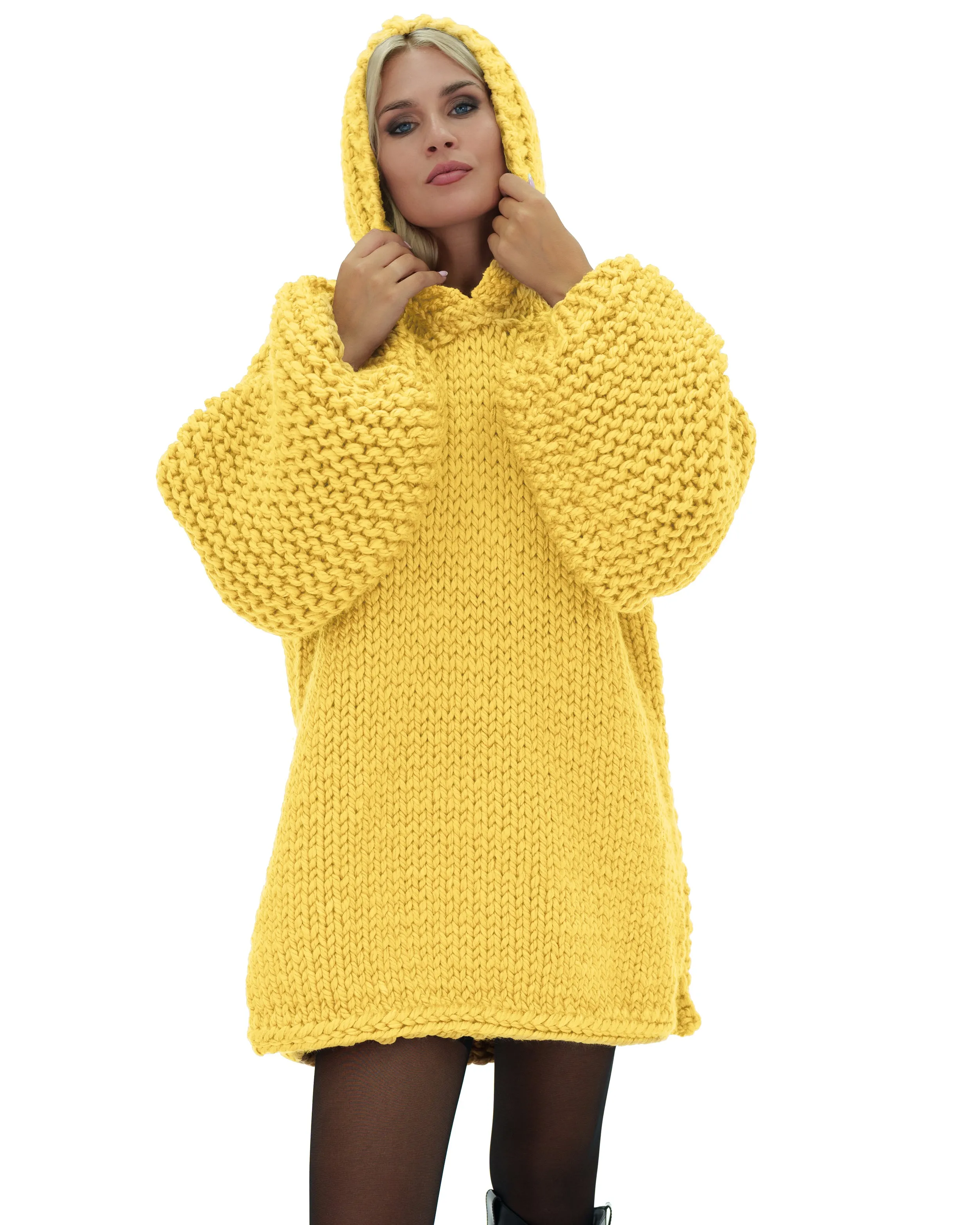 Hooded Sweater Dress