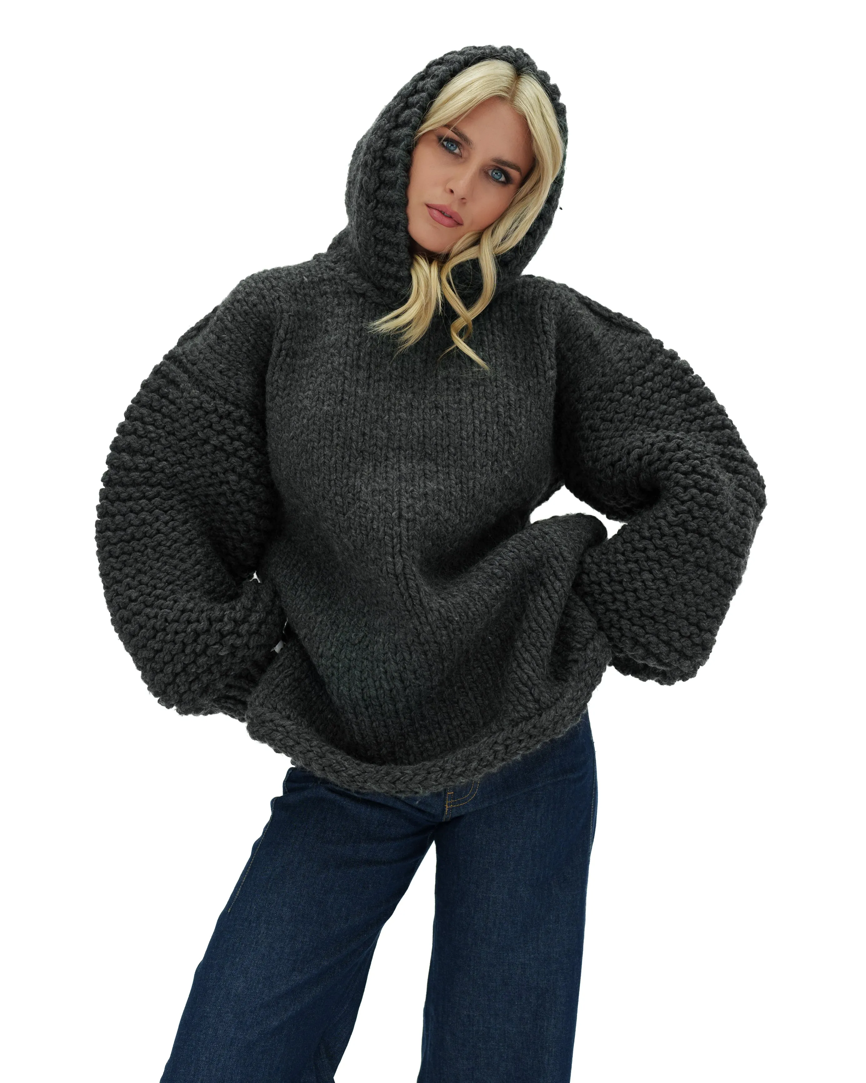 Hooded Sweater Dress