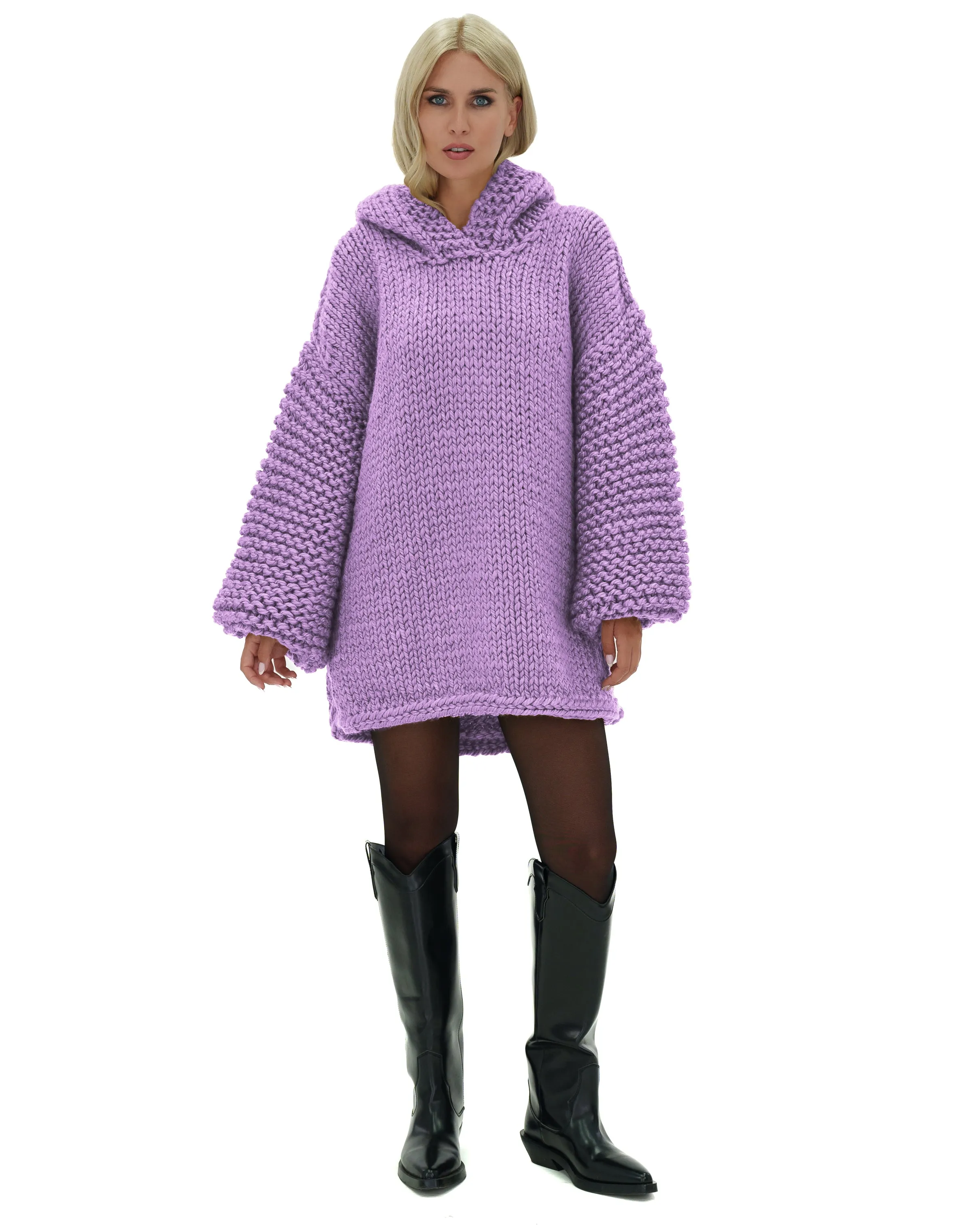 Hooded Sweater Dress