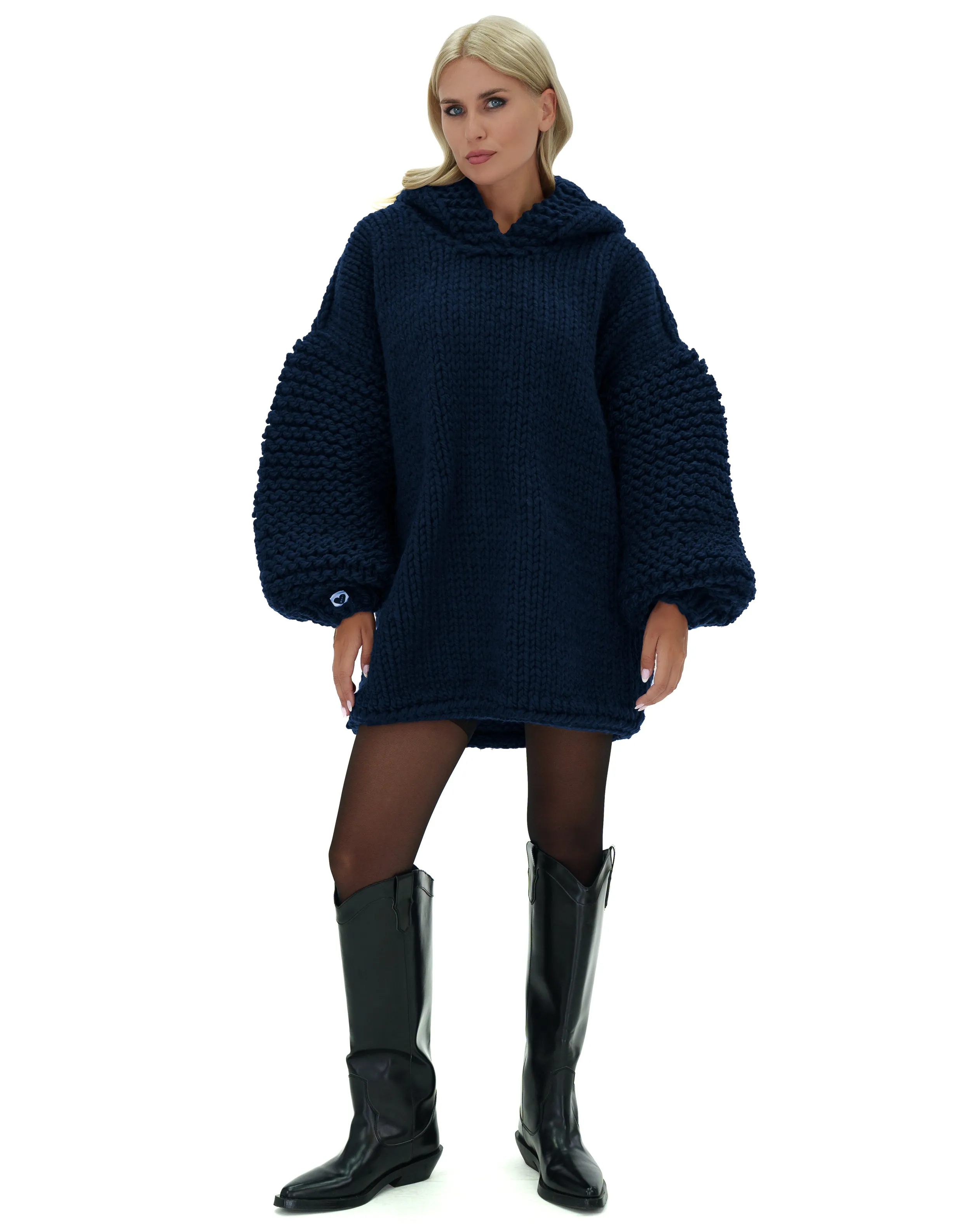 Hooded Sweater Dress