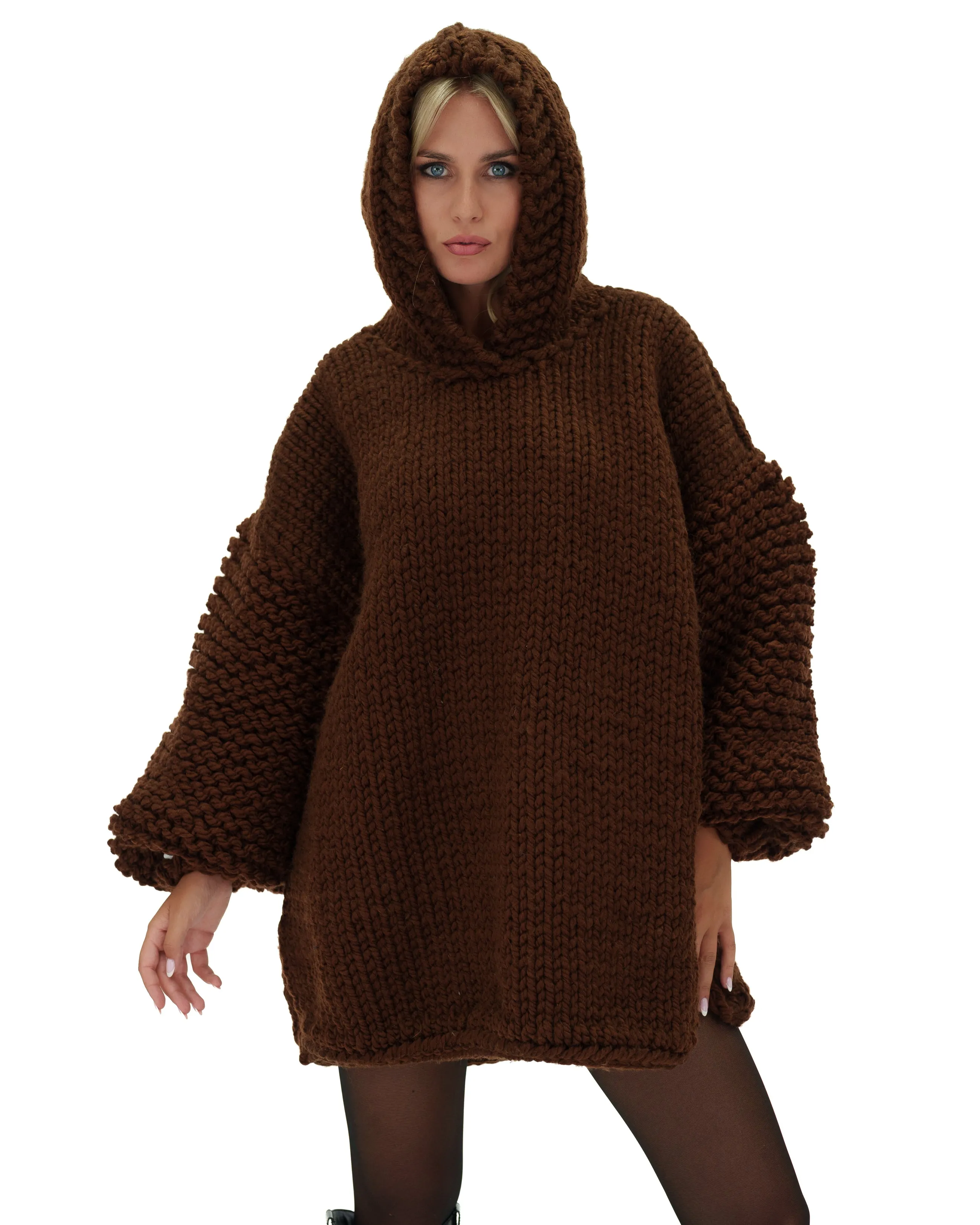 Hooded Sweater Dress