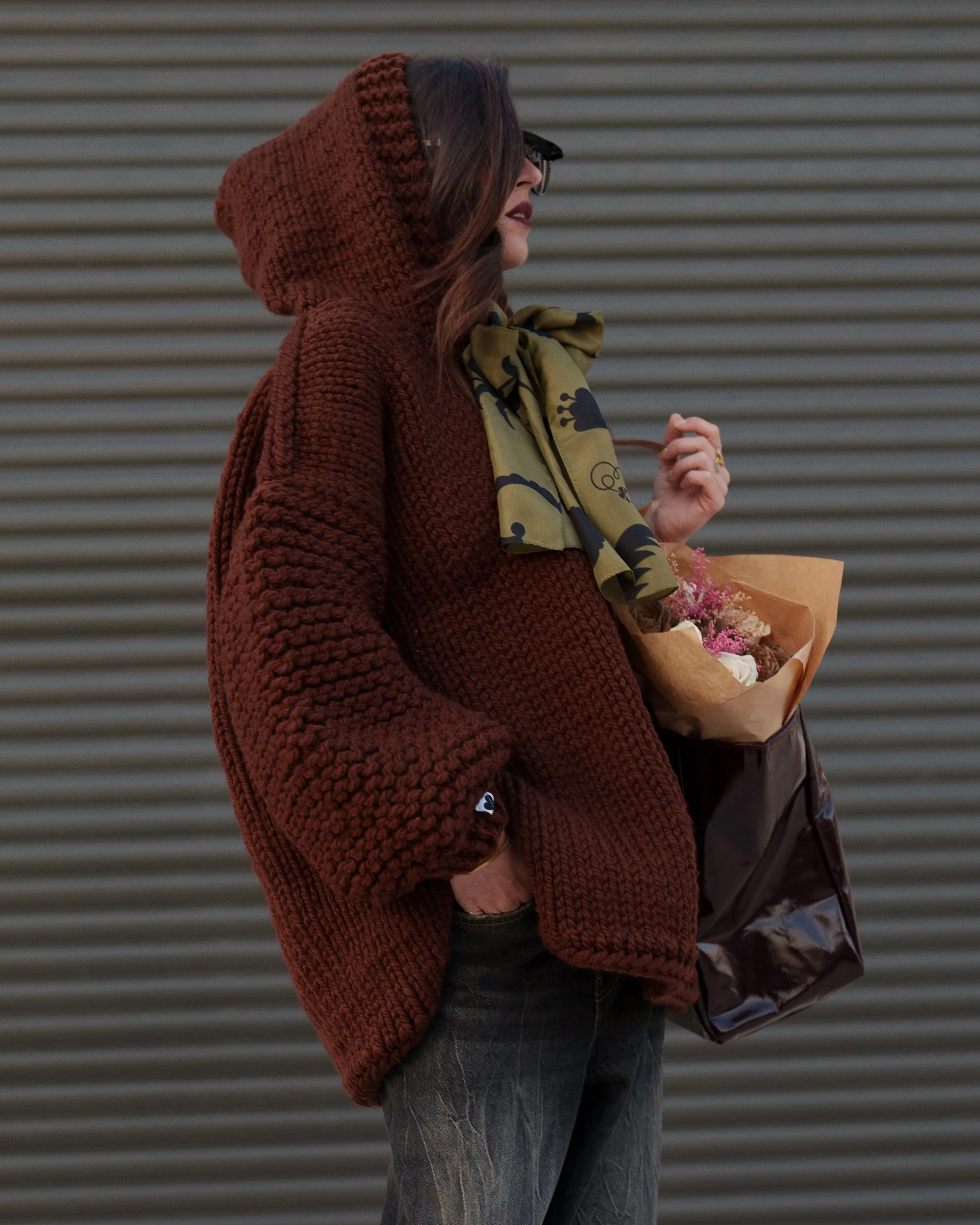 Hooded Sweater Dress