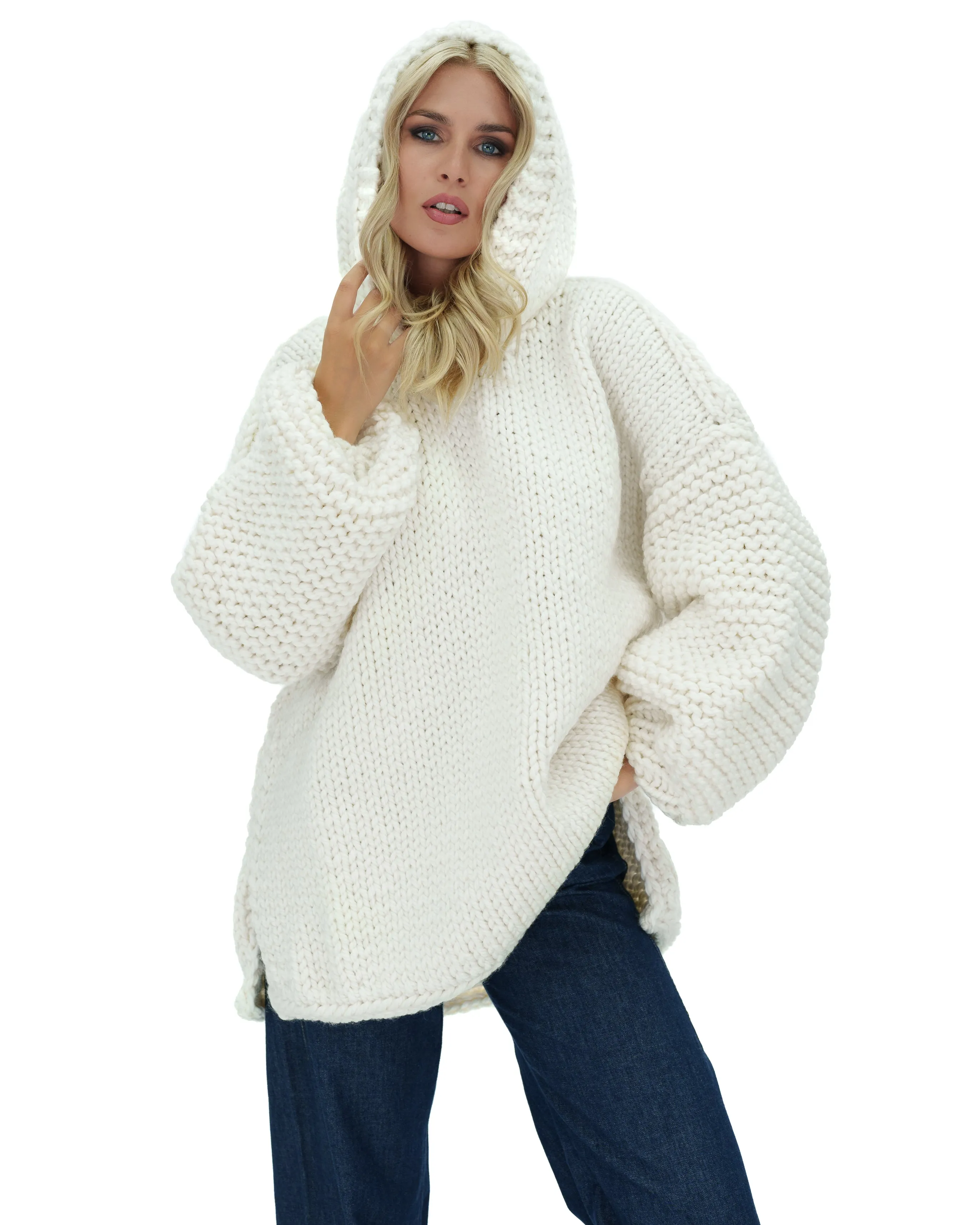 Hooded Sweater Dress