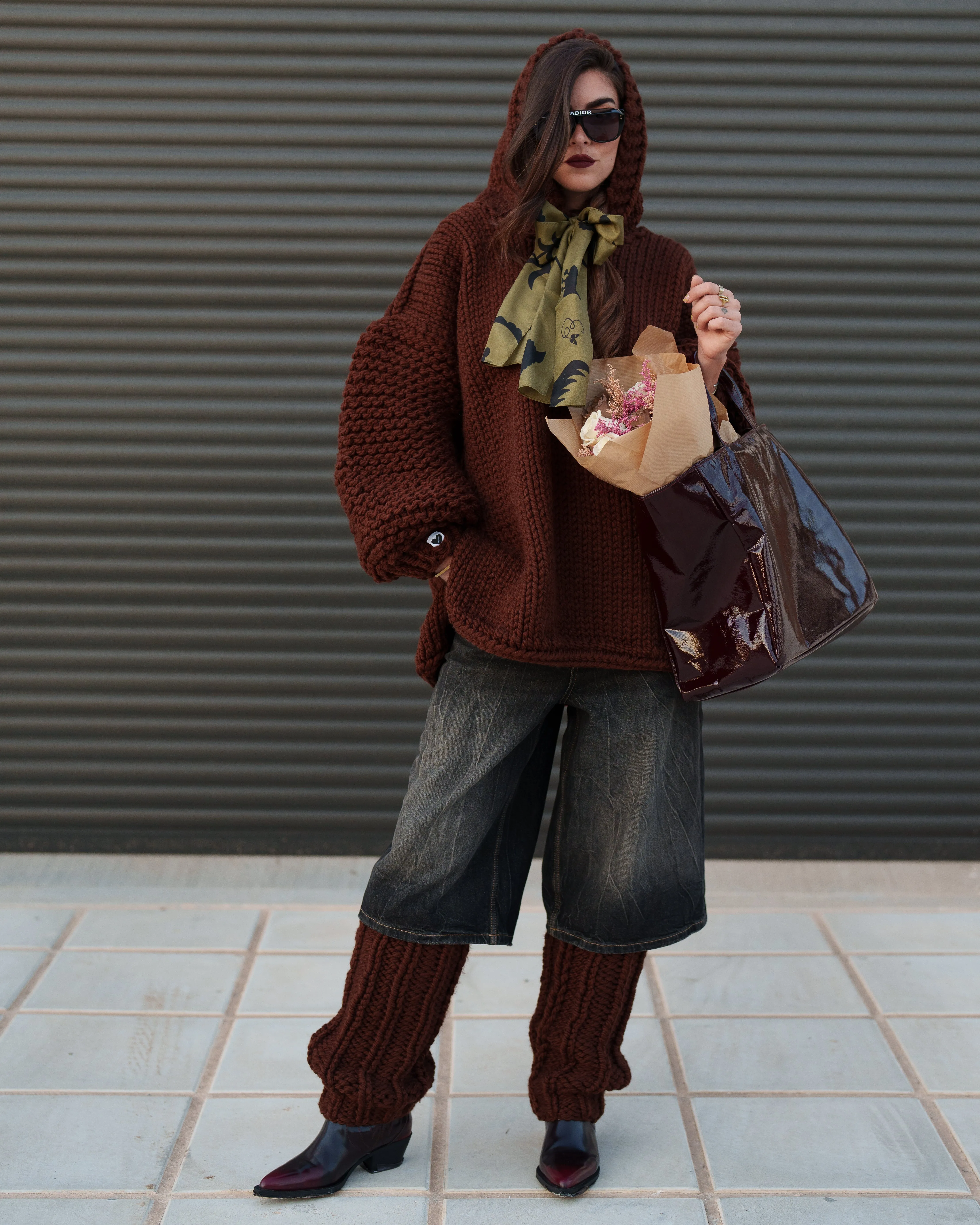 Hooded Sweater Dress