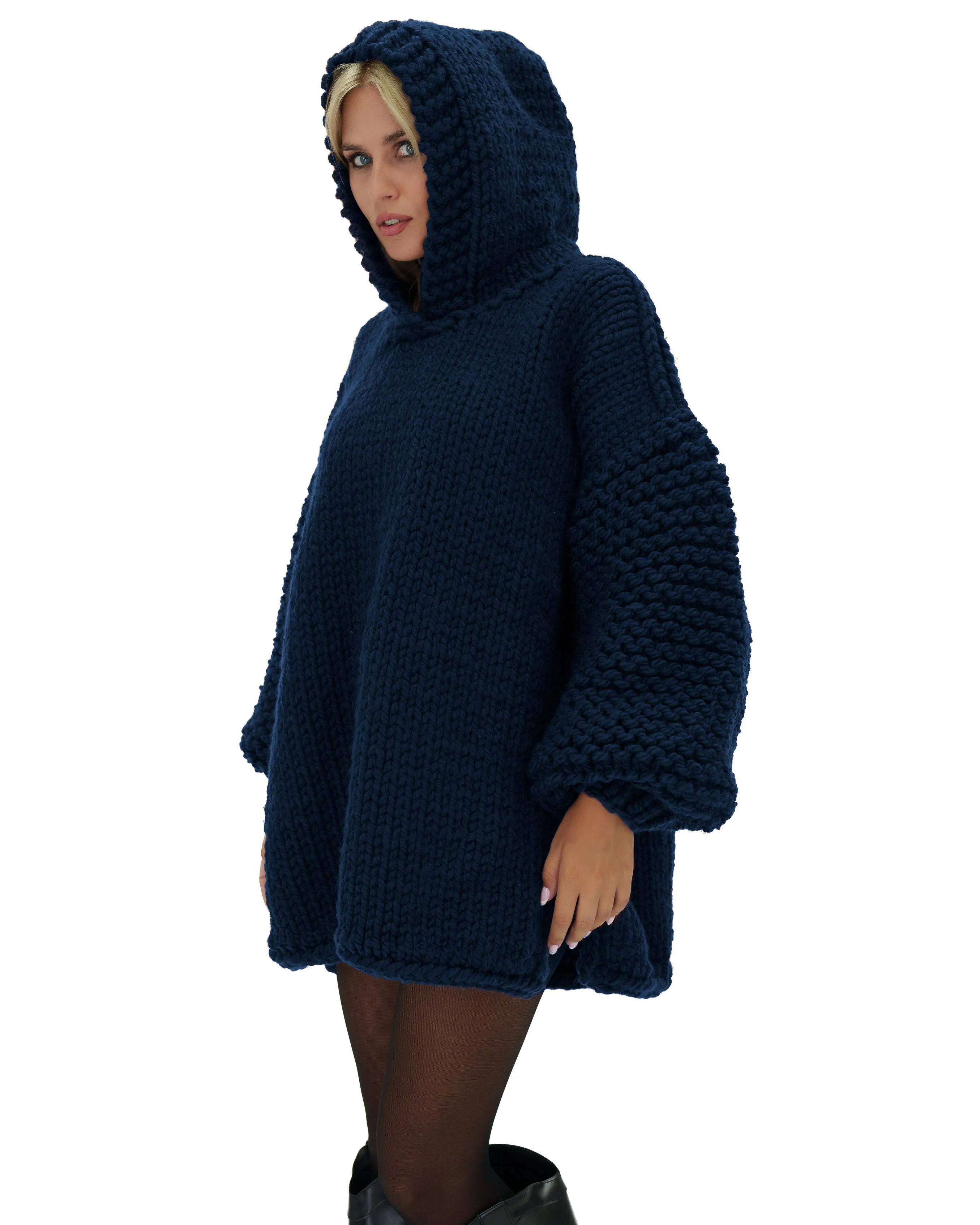 Hooded Sweater Dress