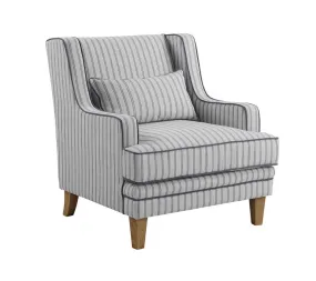 Hudson Pinstripe Armchair