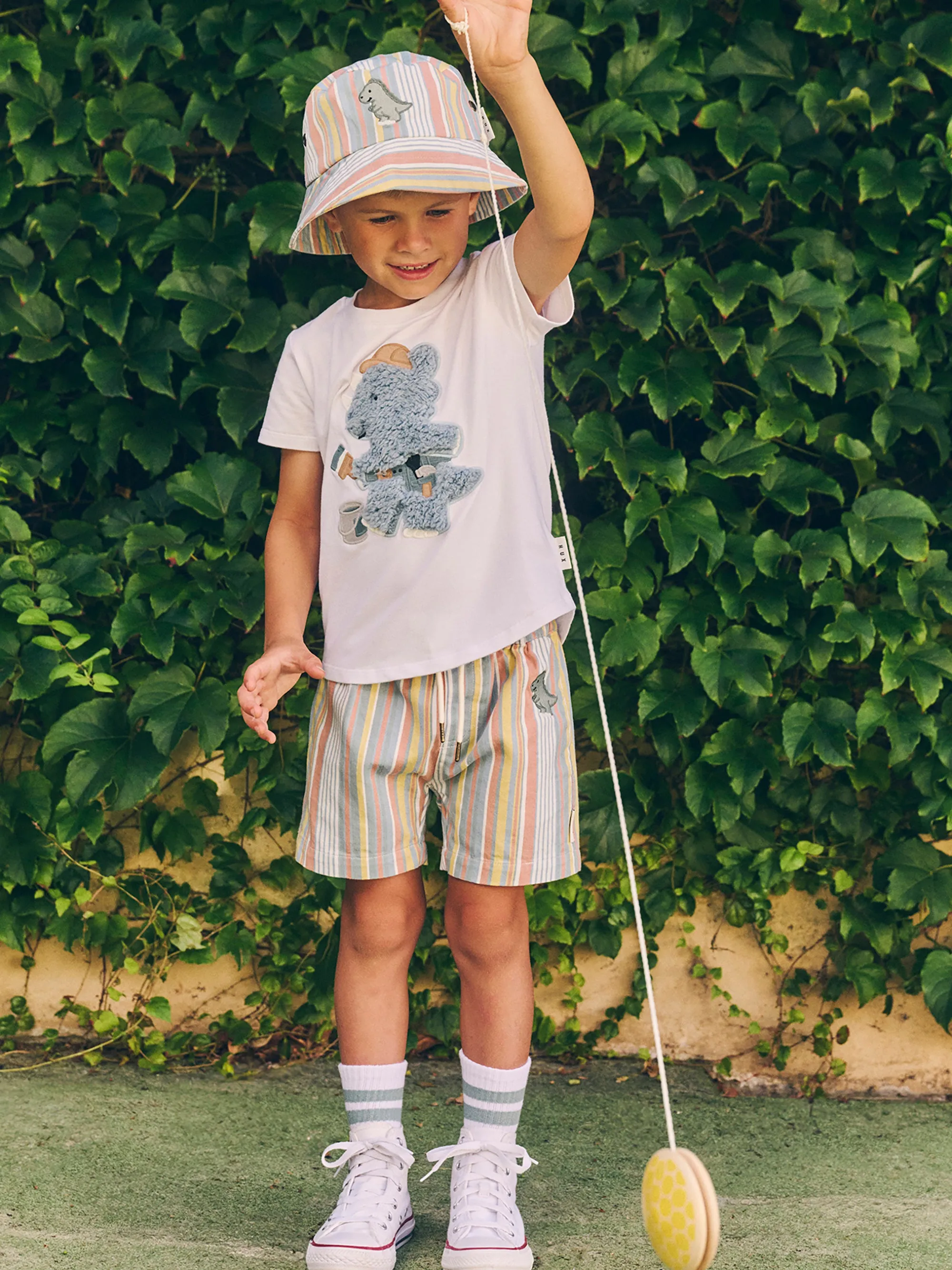 Huxbaby Vintage Stripe Short - Multi