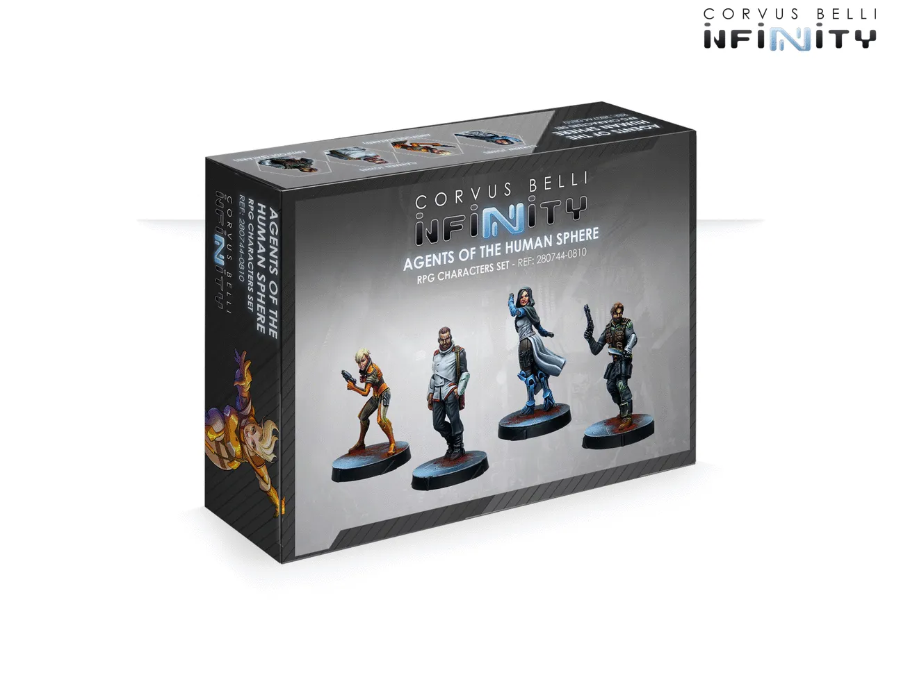 Infinity Agents of the Human Sphere RPG Characters Set - NA2
