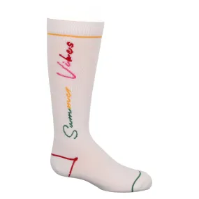Jrp Girls Bimbam Summer Knee Socks White
