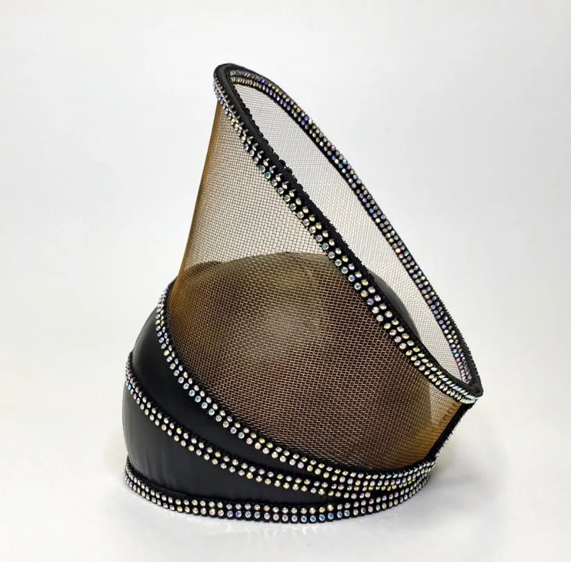 Kokin Vintage Leather Mesh Column Hat