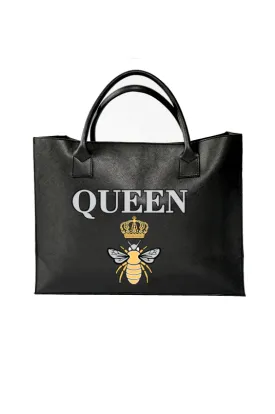 LA Trading Co - MODERN VEGAN TOTE - Queen B