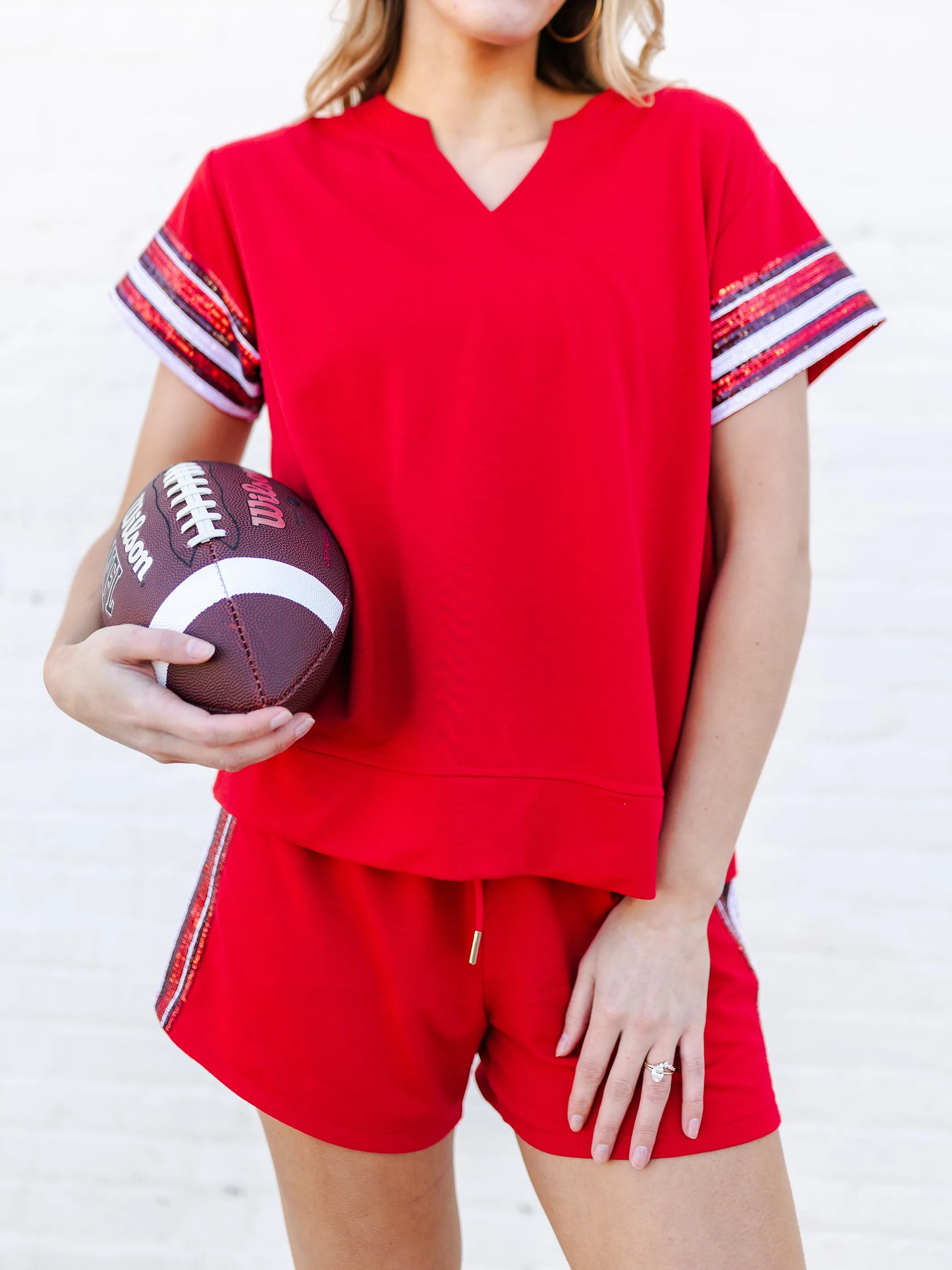 Lauren Shorts | Red   Black